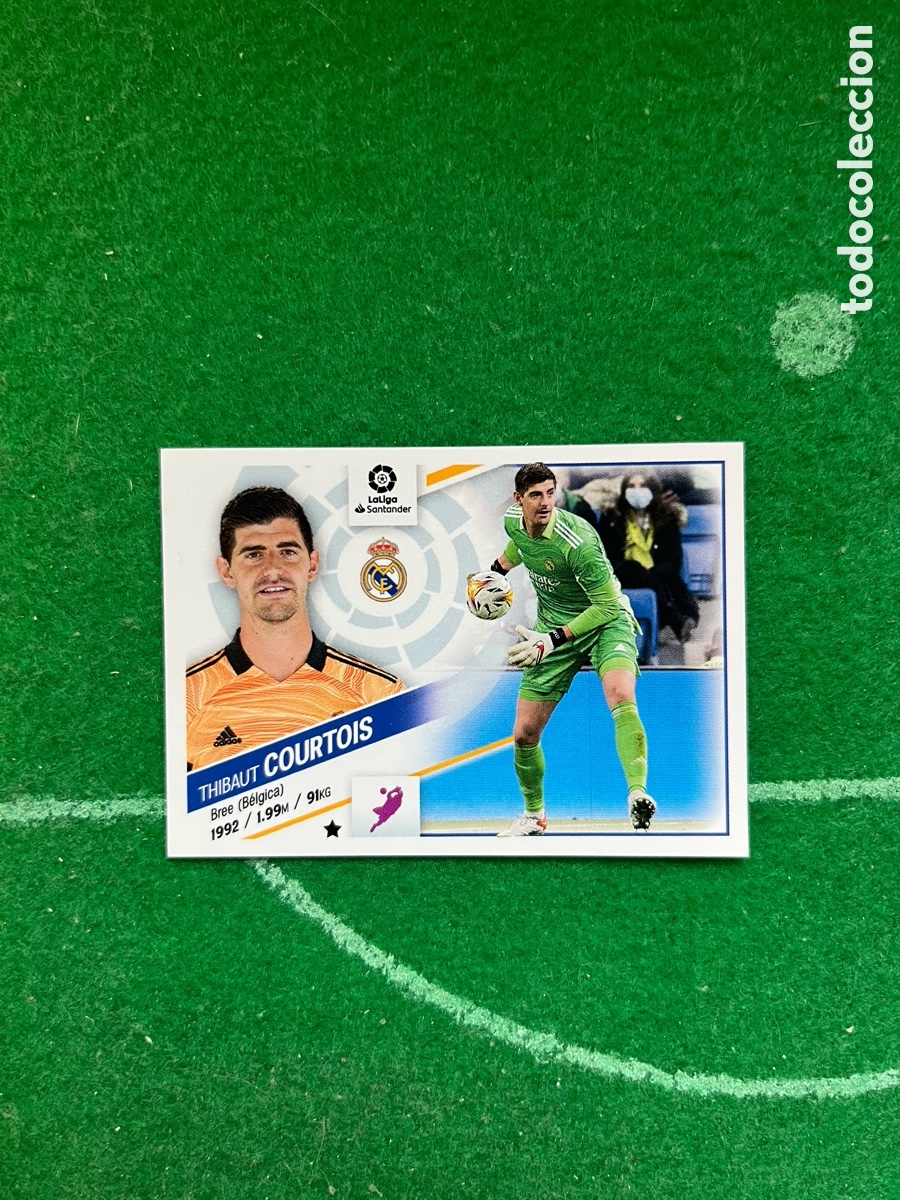 Cromos de f&uacute;tbol: 3 COURTOIS REAL MADRID LIGA ESTE 2022 2023 PANINI