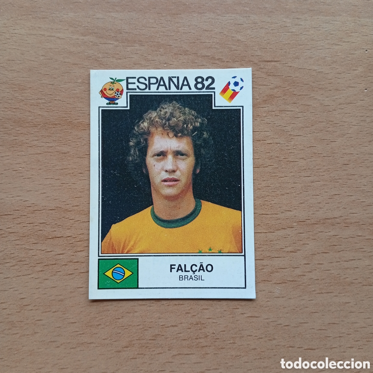 Football Stickers: 1982 ESPA&Ntilde;A 82 - N&ordm; 372 FAL&Ccedil;AO - BRASIL - PANINI