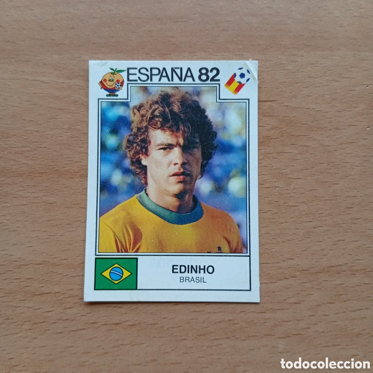 Cartes &agrave; collectionner de Football: 1982 ESPA&Ntilde;A 82 - N&ordm; 370 EDINHO - BRASIL - PANINI