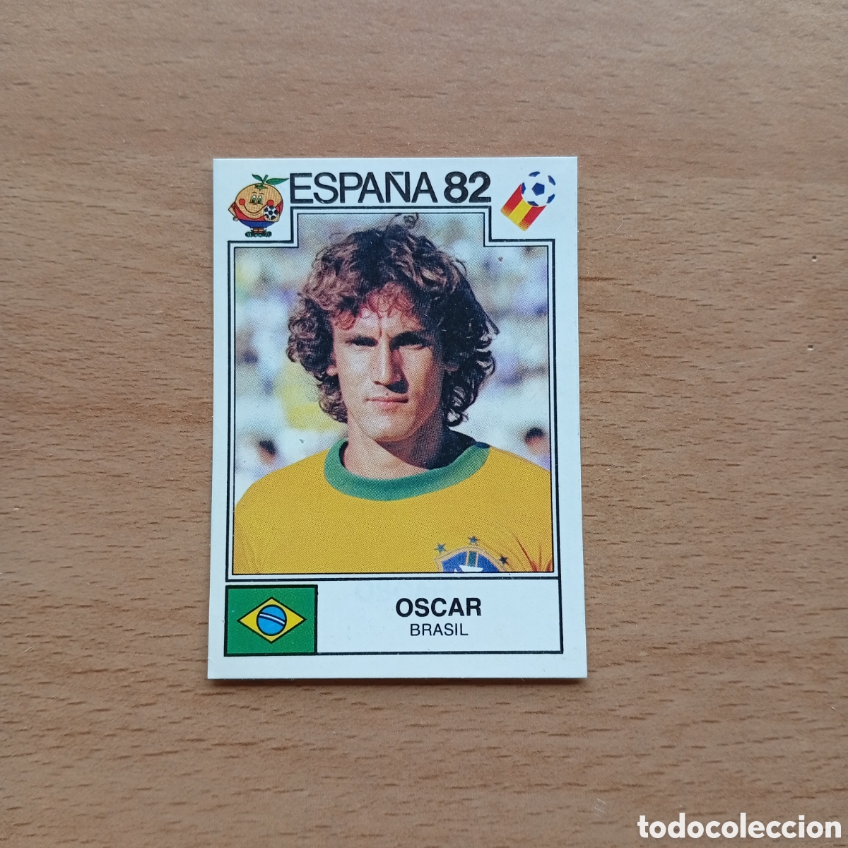 Cartes &agrave; collectionner de Football: 1982 ESPA&Ntilde;A 82 - N&ordm; 369 OSCAR - BRASIL - PANINI