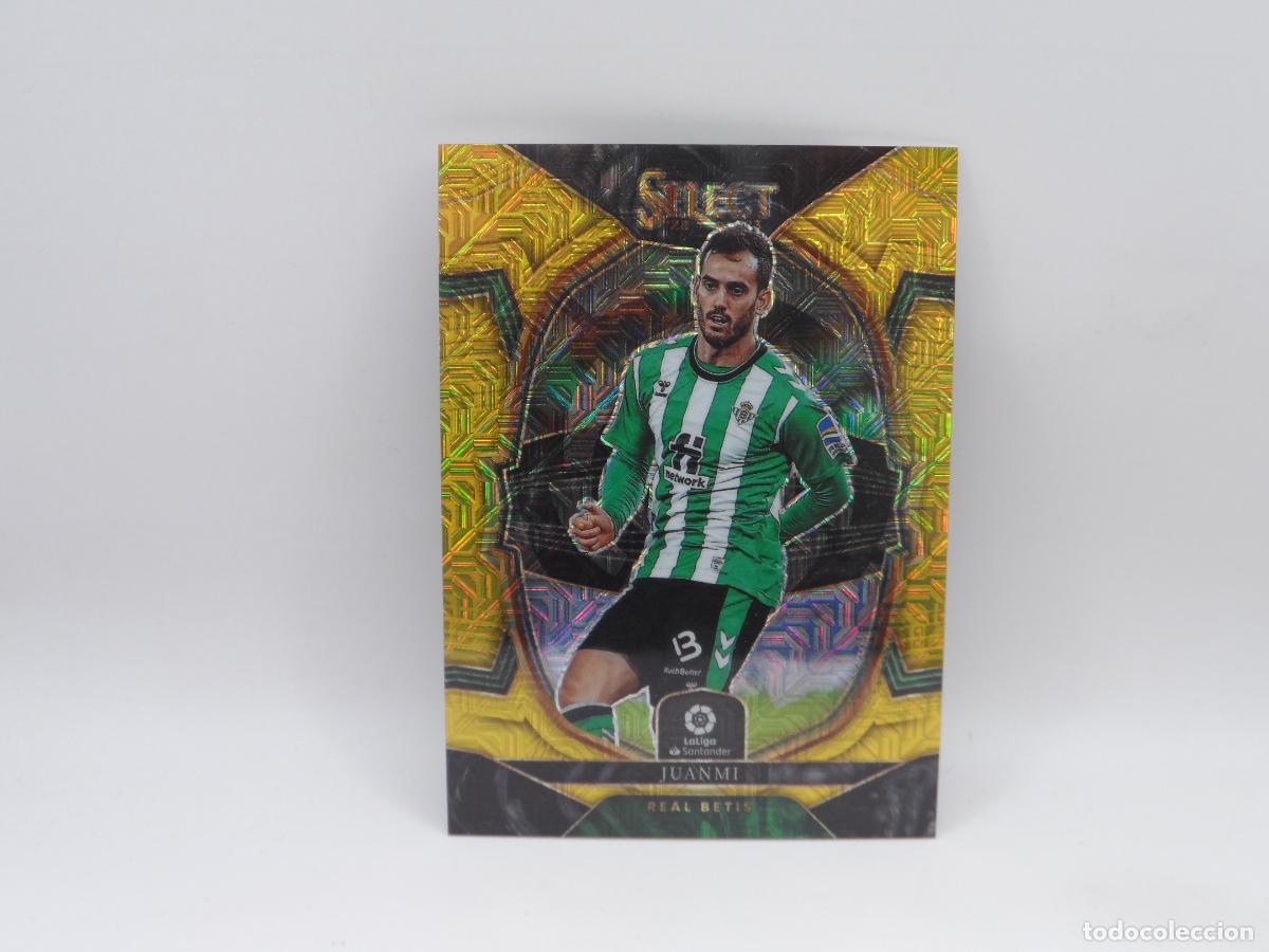 Cromos de f&uacute;tbol: 66 JUANMI NUMERADA /10 GOLD MOJO BETIS PANINI SELECT 2022 2023 22 23 PRIZM