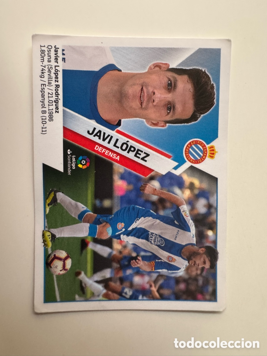 Cromos de f&uacute;tbol: PANINI LIGA ESTE 2019-2020 19 20 &ndash; N&ordm; 3 &ndash; Javi Lopez RCD Espanyol