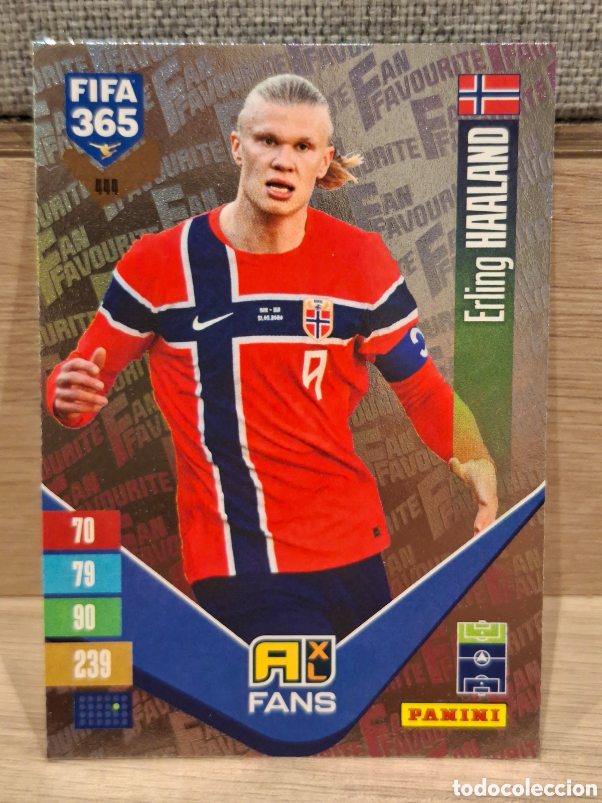 Cromos de f&uacute;tbol: #444 Erling Haaland - FANS