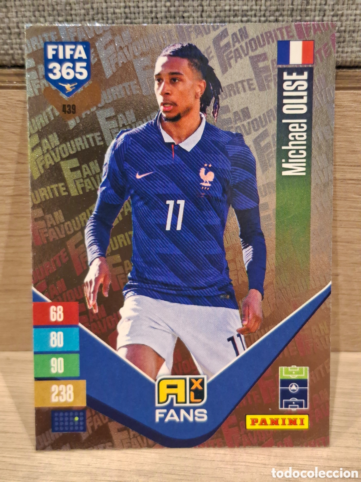 Cromos de f&uacute;tbol: #439 Michael Olise - Fan favourite