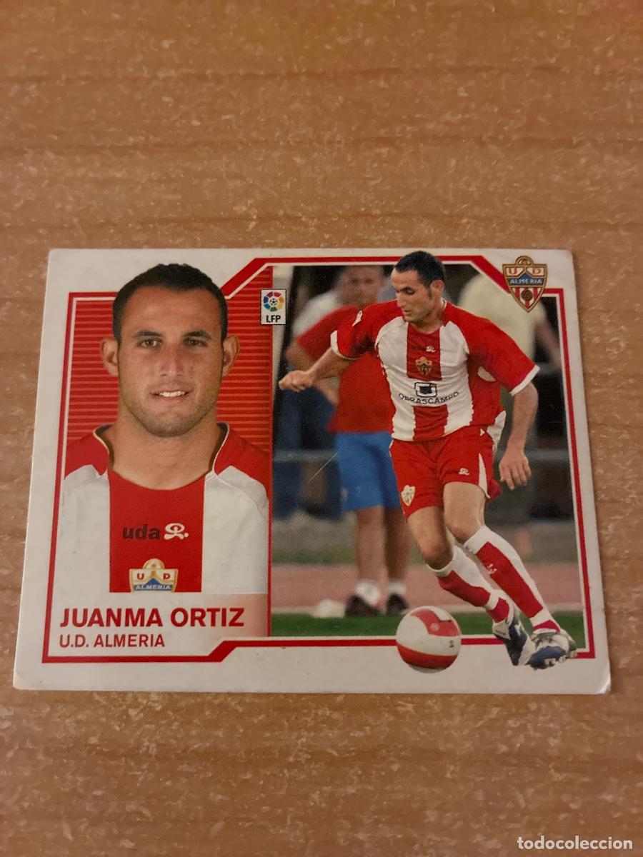 Cromos de f&uacute;tbol: JUANMA ORTIZ ALMER&Iacute;A LIGA ESTE 2007 2008