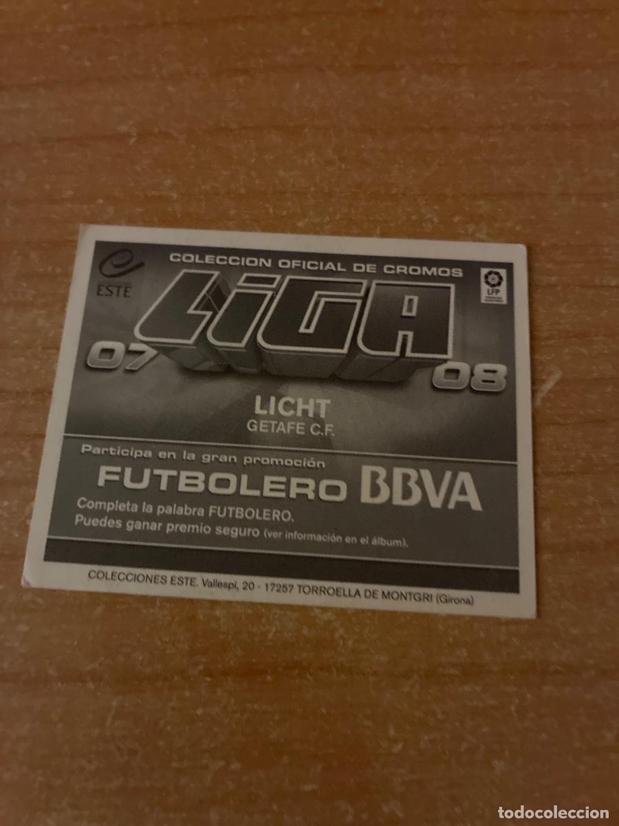 Cromos de f&uacute;tbol: LICHT GETAFE LIGA ESTE 2007 2008 - Foto 2