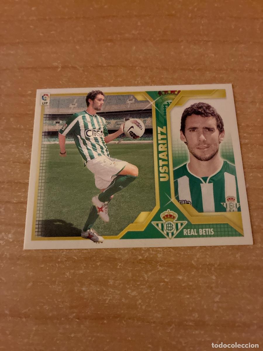Cromos de f&uacute;tbol: 7 B USTARIZ REAL BETIS LIGA ESTE 2011 2012