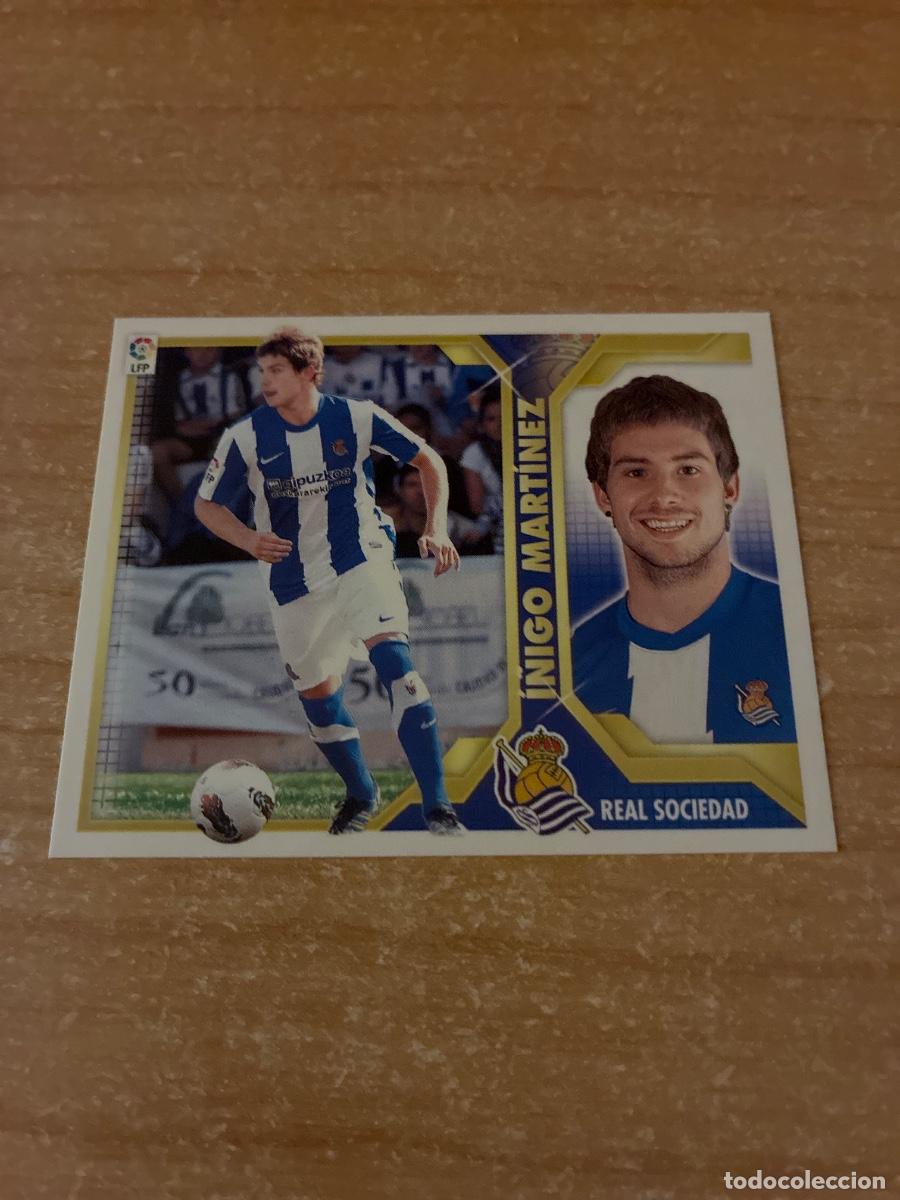 Cromos de f&uacute;tbol: 5 B I&Ntilde;IGO MART&Iacute;NEZ REAL SOCIEDAD LIGA ESTE 2011 2012