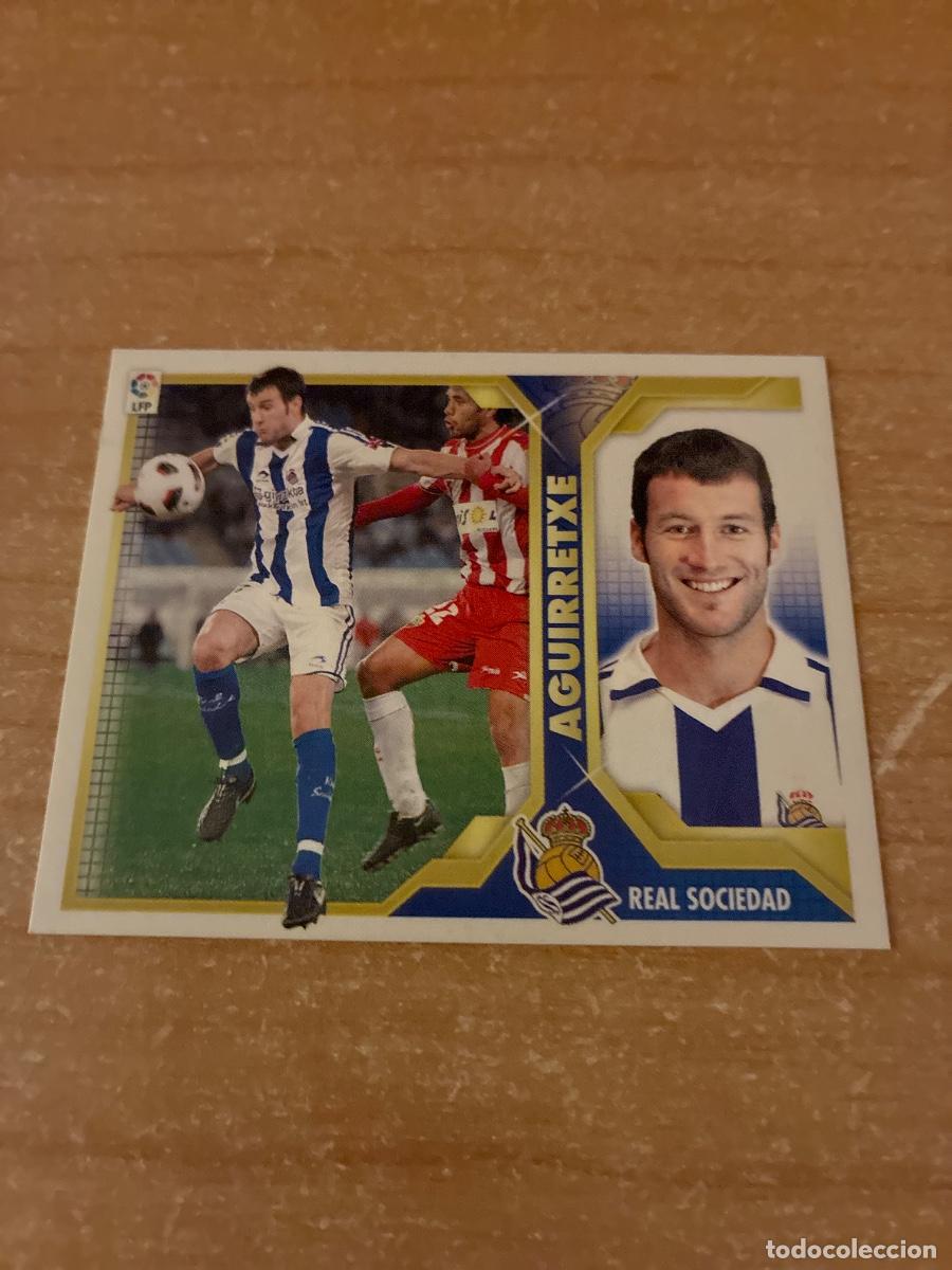 Cromos de f&uacute;tbol: 16 B AGUIRRETXE REAL SOCIEDAD LIGA ESTE 2011 2012