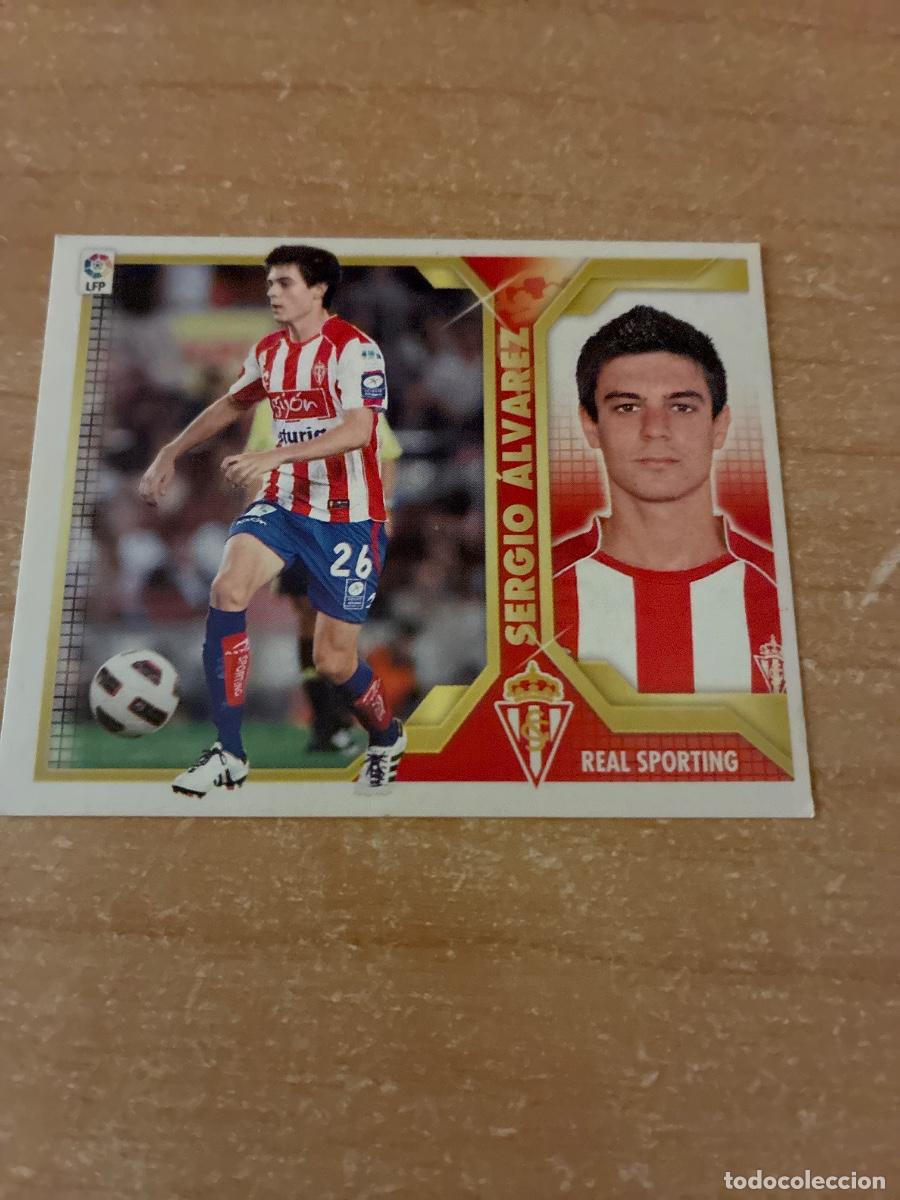 Cromos de f&uacute;tbol: 10 B SERGIO &Aacute;LVAREZ SPORTING GIJ&Oacute;N LIGA ESTE 2011 2012