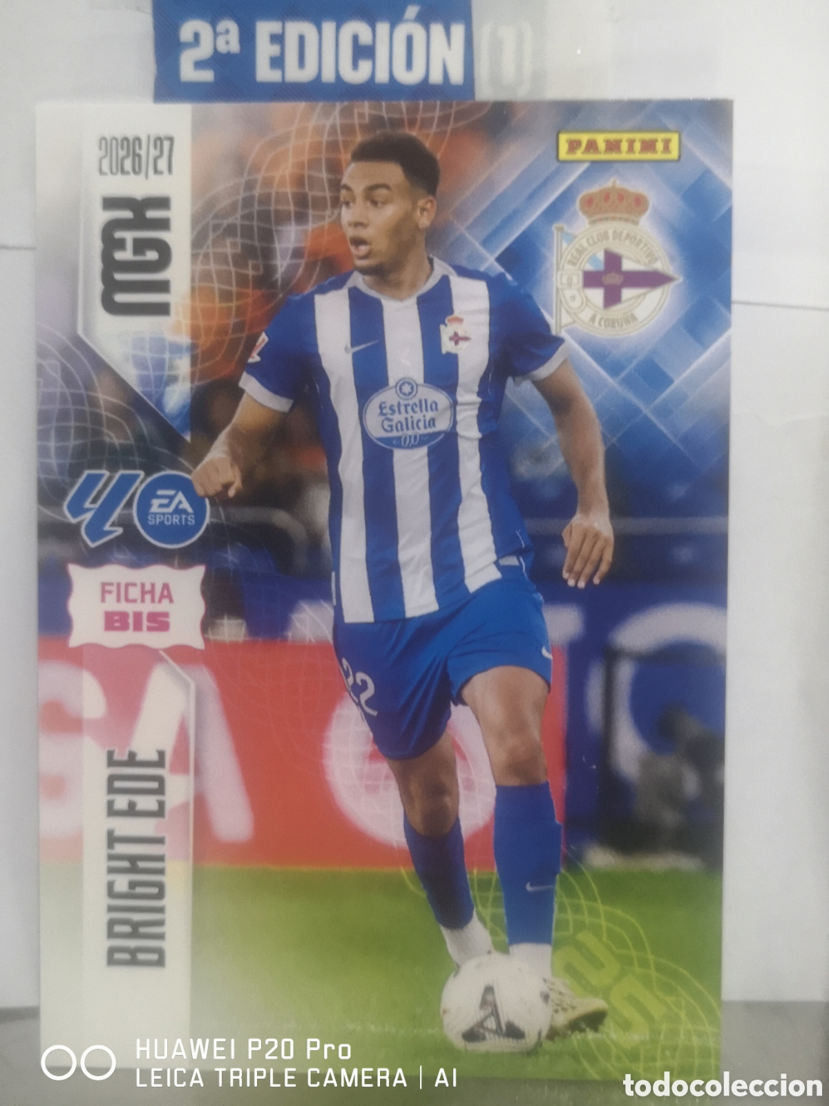 Cromos de f&uacute;tbol: MEGACRACKS 2026 2027 2026 27 BRIGT EDE 133 BIS - DEPORTIVO DE LA CORU&Ntilde;A
