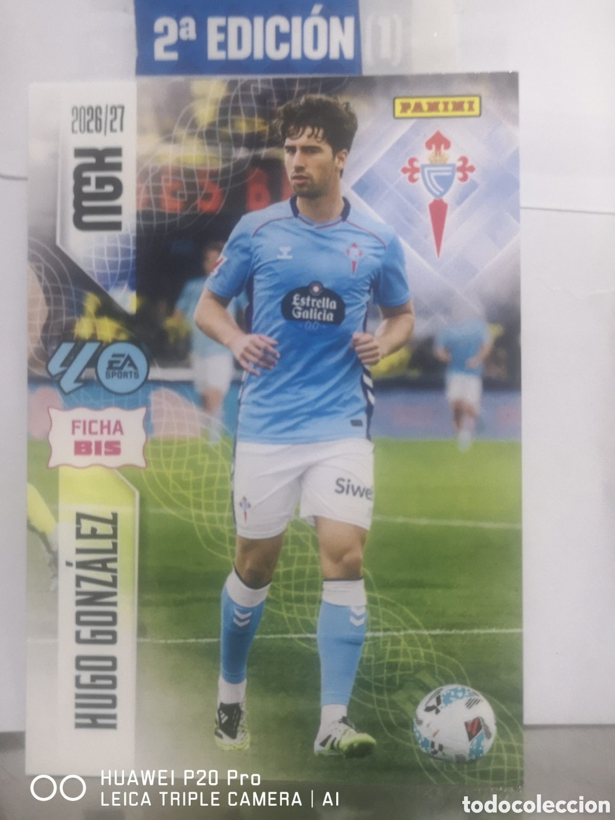 Cromos de f&uacute;tbol: MEGACRACKS 2026 2027 2026 27 HUGO GONZALEZ 123 BIS - REAL CLUB CELTA