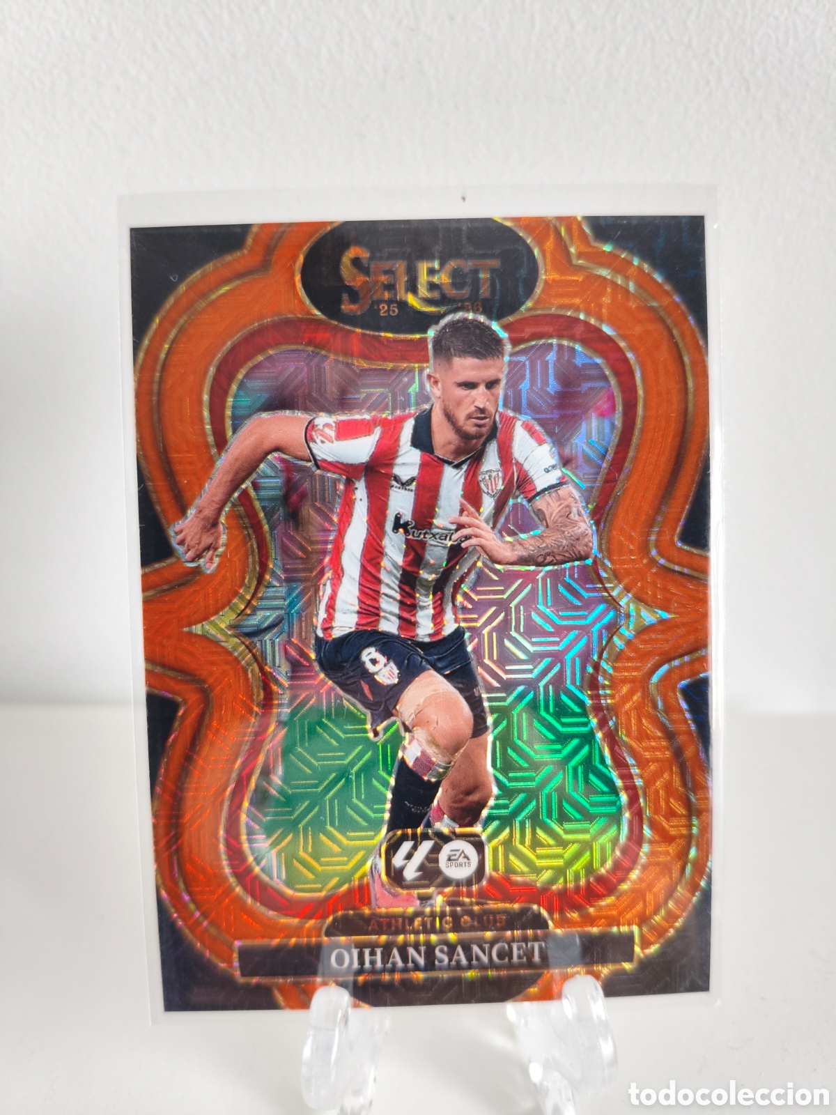 Cromos de f&uacute;tbol: Panini Select La Liga Oihan Sancet Athletic Bilbao Orange mojo/199