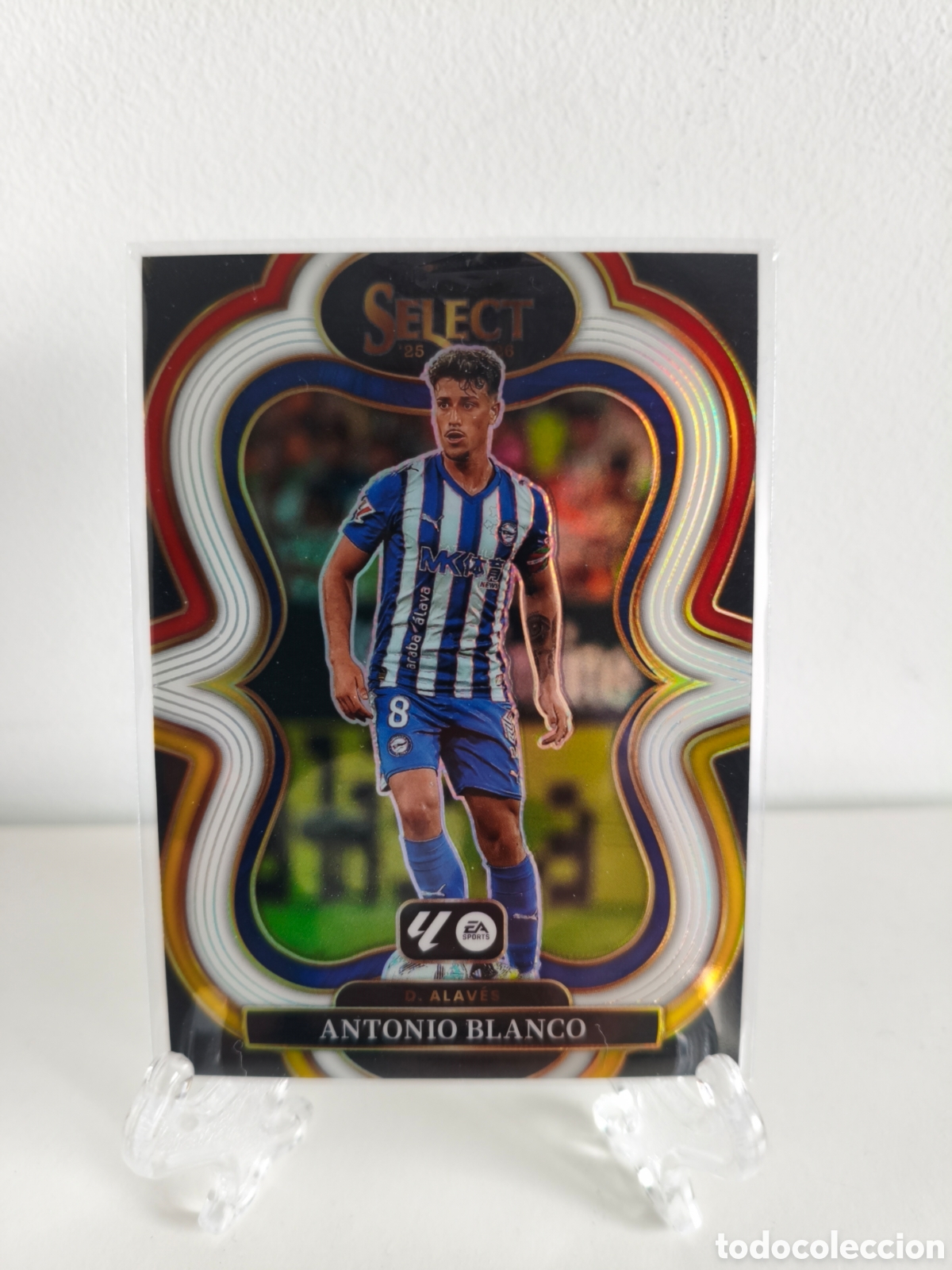 Cromos de f&uacute;tbol: Panini Select La Liga Antonio Blanco Deportivo Alav&eacute;s multicolor