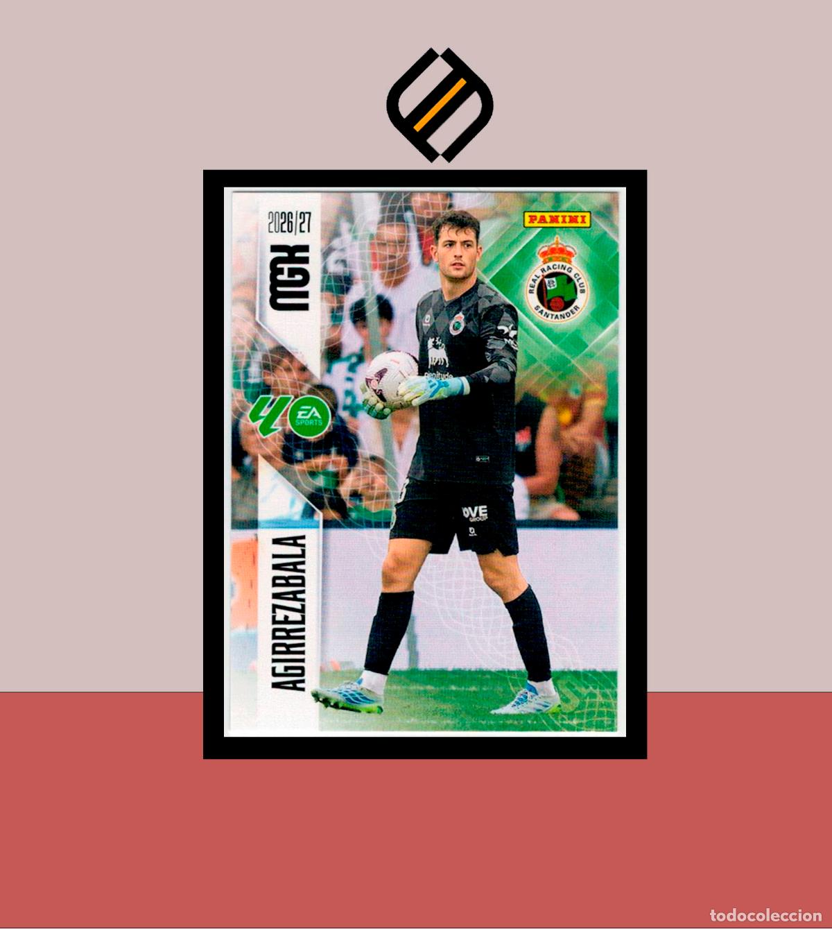 Cromos de f&uacute;tbol: MEGACRACKS 2026 2027 26 27 PANINI N&ordm; 272 AGIRREZABALA RACING SANTANDER COLECCI&Oacute;N ALB&Uacute;M MGK 2 EDICI&Oacute;N