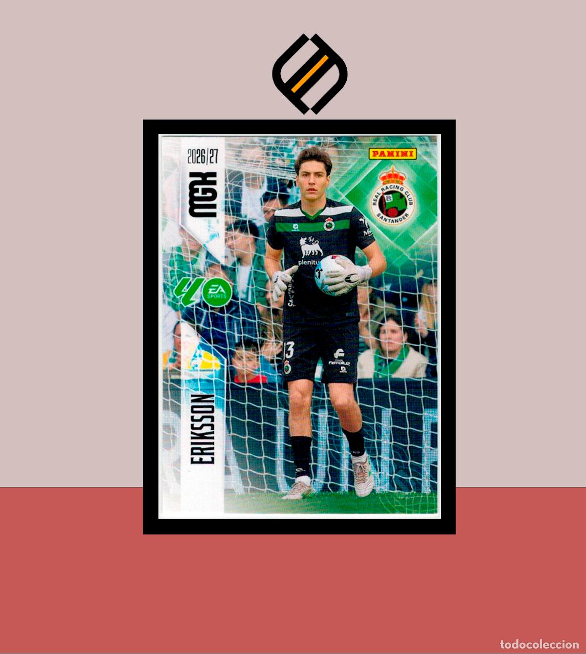 Cromos de f&uacute;tbol: MEGACRACKS 2026 2027 26 27 PANINI N&ordm; 273 ERIKSSON RACING SANTANDER COLECCI&Oacute;N ALB&Uacute;M MGK