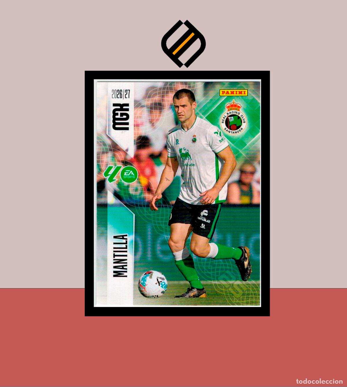 Cromos de f&uacute;tbol: MEGACRACKS 2026 2027 26 27 PANINI N&ordm; 274 MANTILLA RACING SANTANDER COLECCI&Oacute;N ALB&Uacute;M MGK