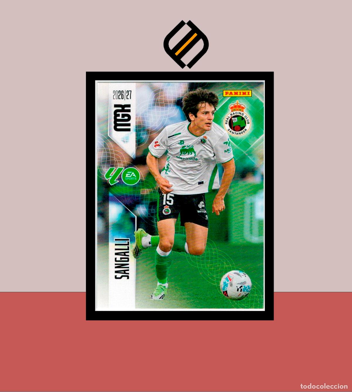 Cromos de f&uacute;tbol: MEGACRACKS 2026 2027 26 27 PANINI N&ordm; 275 SANGALLI RACING SANTANDER COLECCI&Oacute;N ALB&Uacute;M MGK
