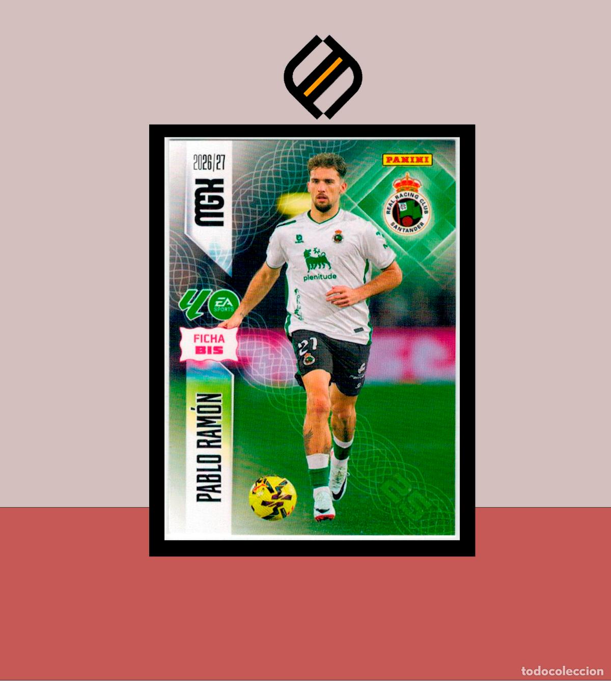 Cromos de f&uacute;tbol: MEGACRACKS 2026 2027 26 27 PANINI N&ordm; 275 BIS PABLO R&Aacute;MON RACING SANTANDER COLECCI&Oacute;N ALB&Uacute;M MGK 2 ED