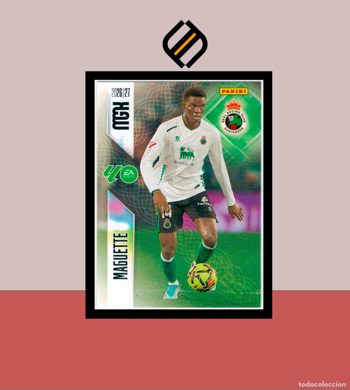Cromos de f&uacute;tbol: MEGACRACKS 2026 2027 26 27 PANINI N&ordm; 280 MAGUETTE RACING SANTANDER COLECCI&Oacute;N ALB&Uacute;M MGK