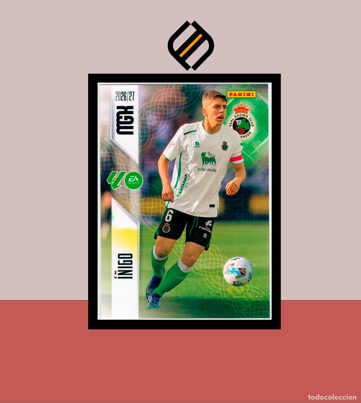 Cromos de f&uacute;tbol: MEGACRACKS 2026 2027 26 27 PANINI N&ordm; 282 &Iacute;&Ntilde;IGO RACING SANTANDER COLECCI&Oacute;N ALB&Uacute;M MGK