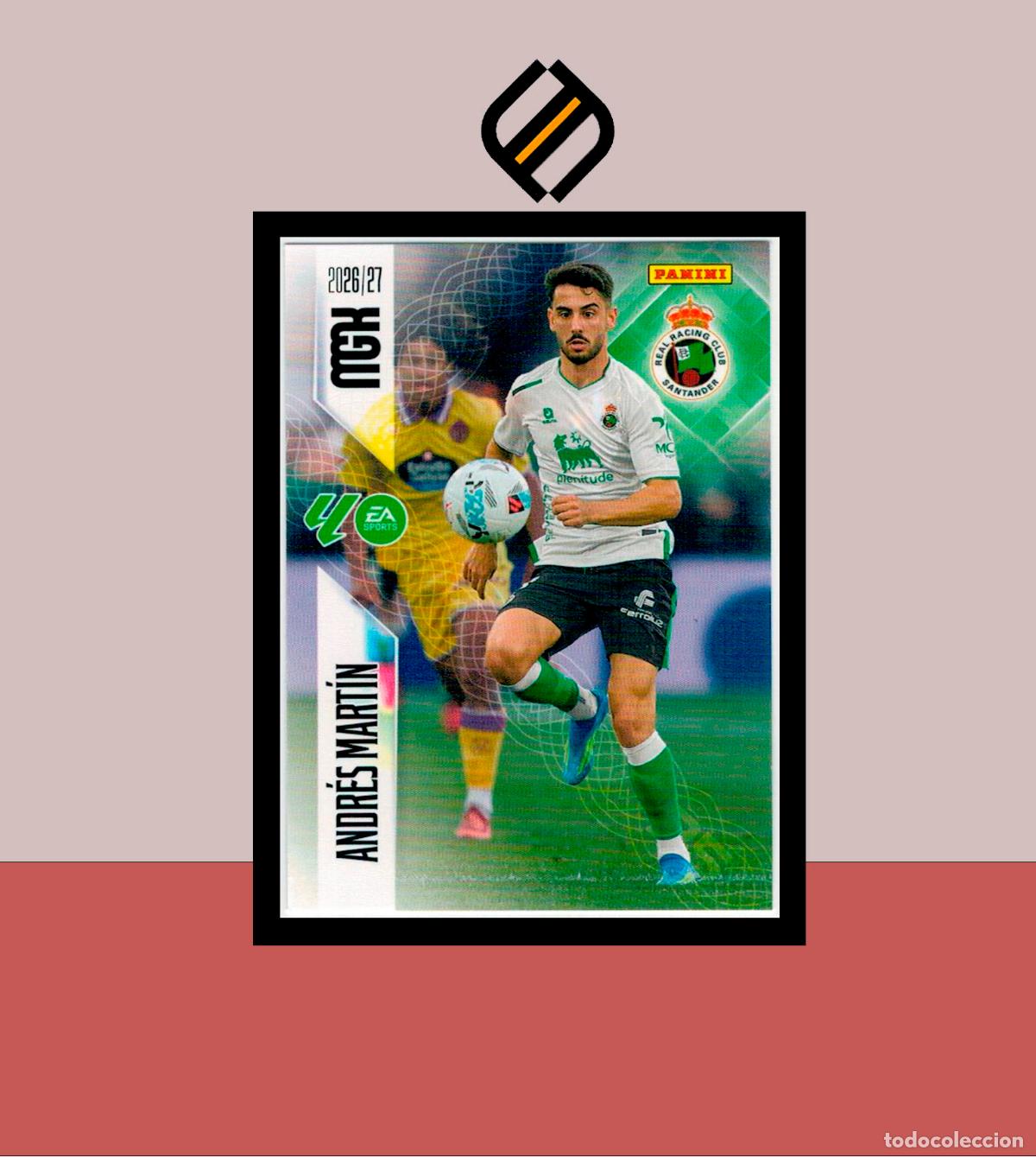Cromos de f&uacute;tbol: MEGACRACKS 2026 2027 26 27 PANINI N&ordm; 285 ANDR&Eacute;S MART&Iacute;N RACING SANTANDER COLECCI&Oacute;N ALB&Uacute;M MGK