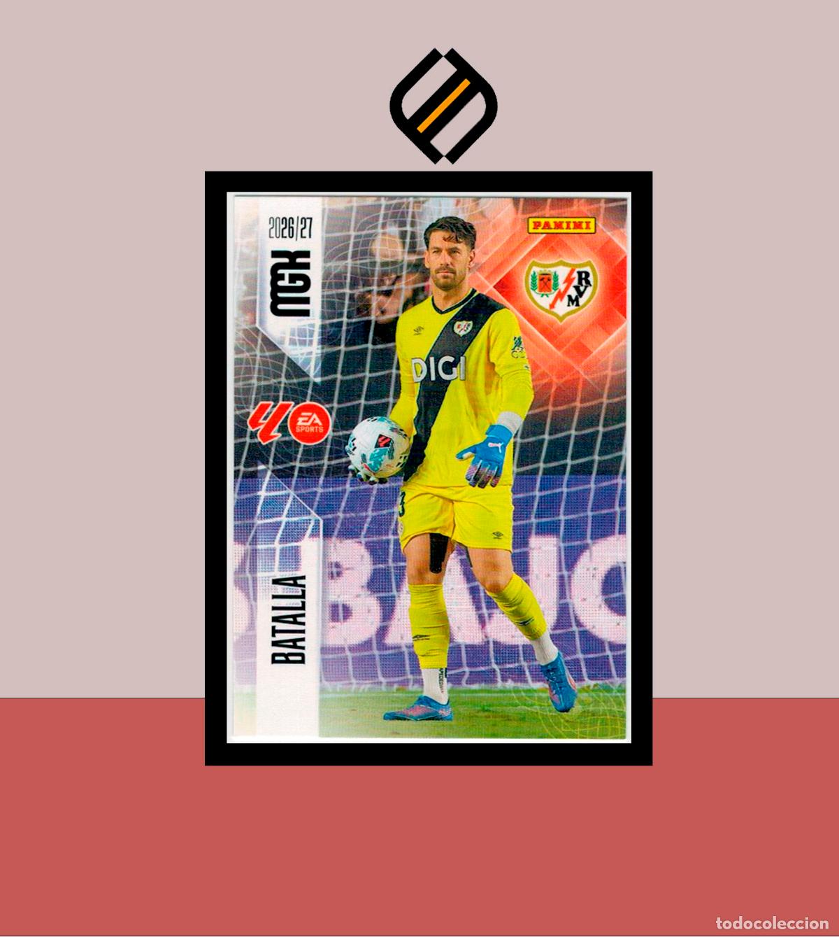Cromos de f&uacute;tbol: MEGACRACKS 2026 2027 26 27 PANINI N&ordm; 290 BATALLA RAYO VALLECANO COLECCI&Oacute;N ALB&Uacute;M MGK