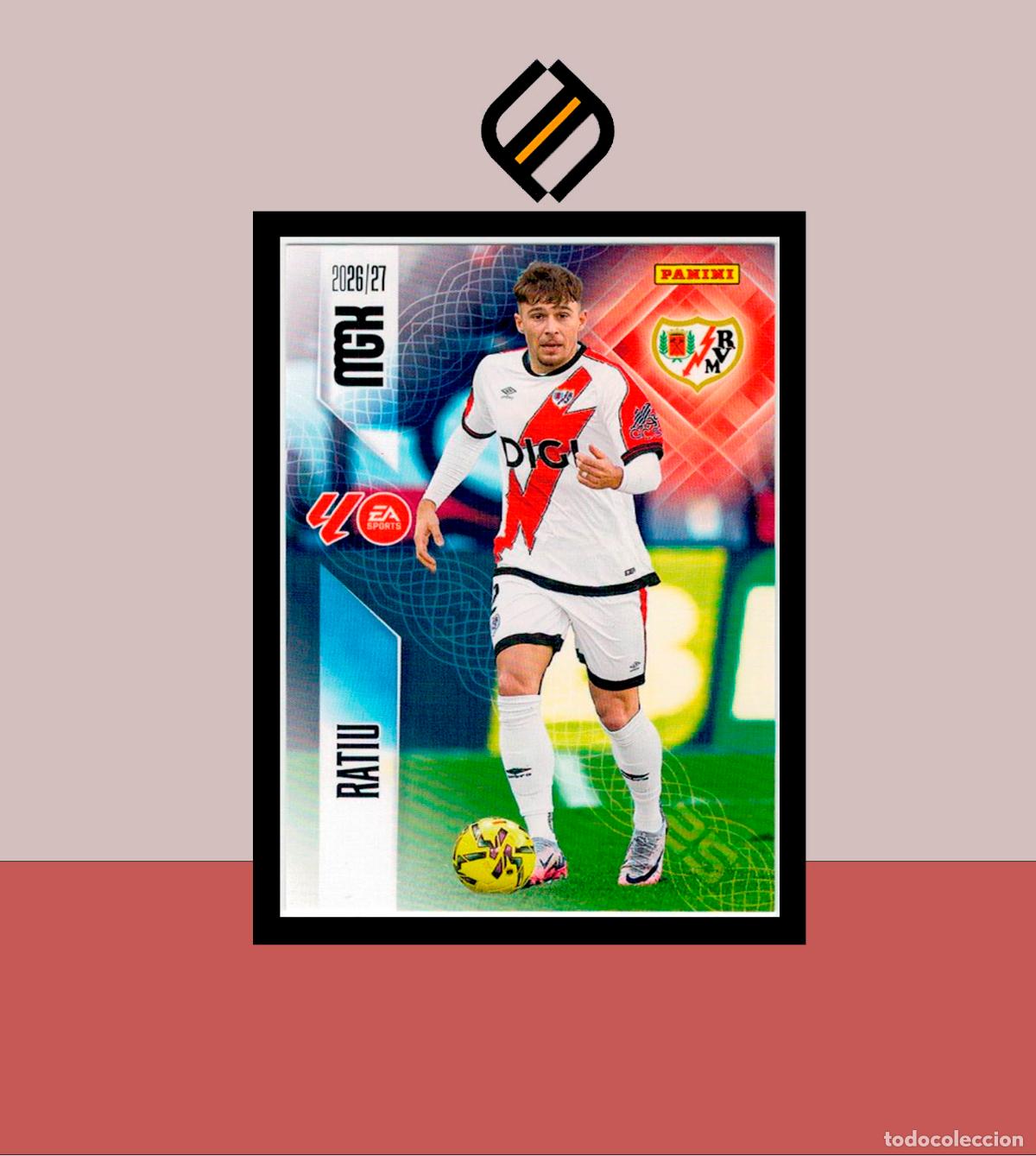Cromos de f&uacute;tbol: MEGACRACKS 2026 2027 26 27 PANINI N&ordm; 292 RATIU RAYO VALLECANO COLECCI&Oacute;N ALB&Uacute;M MGK