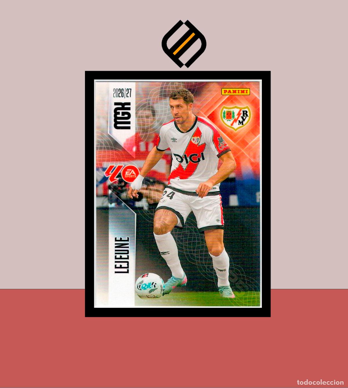 Cromos de f&uacute;tbol: MEGACRACKS 2026 2027 26 27 PANINI N&ordm; 294 LEJEUNE RAYO VALLECANO COLECCI&Oacute;N ALB&Uacute;M MGK