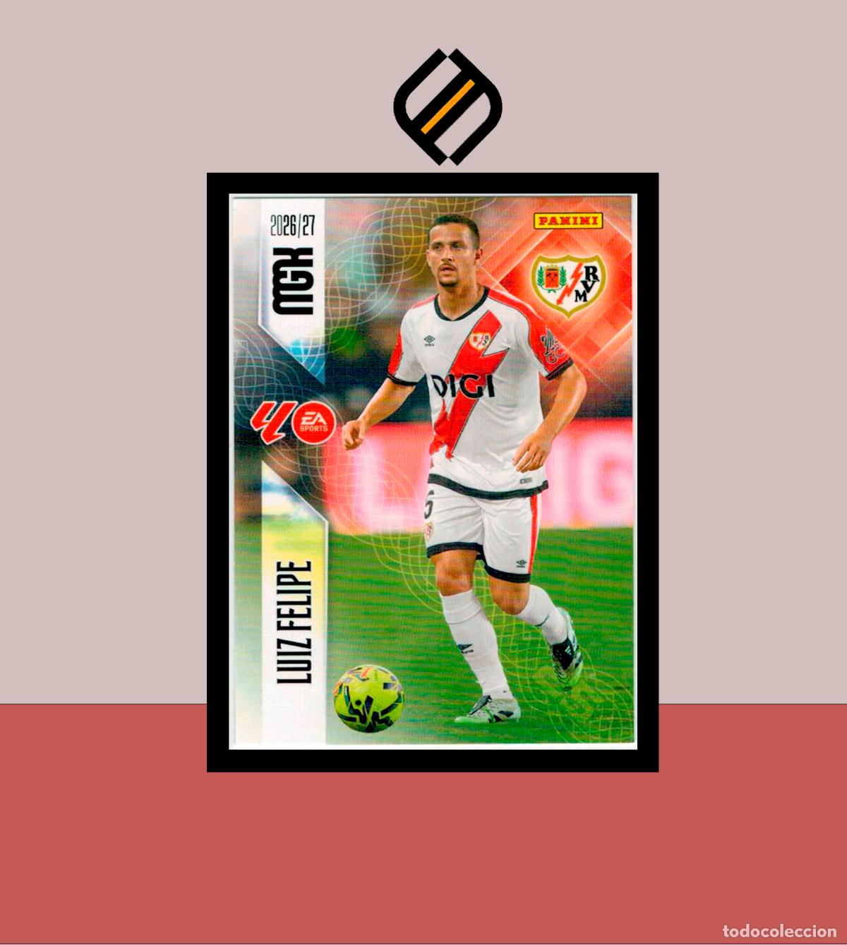 Cromos de f&uacute;tbol: MEGACRACKS 2026 2027 26 27 PANINI N&ordm; 296 LUIS FELIPE RAYO VALLECANO COLECCI&Oacute;N ALB&Uacute;M MGK