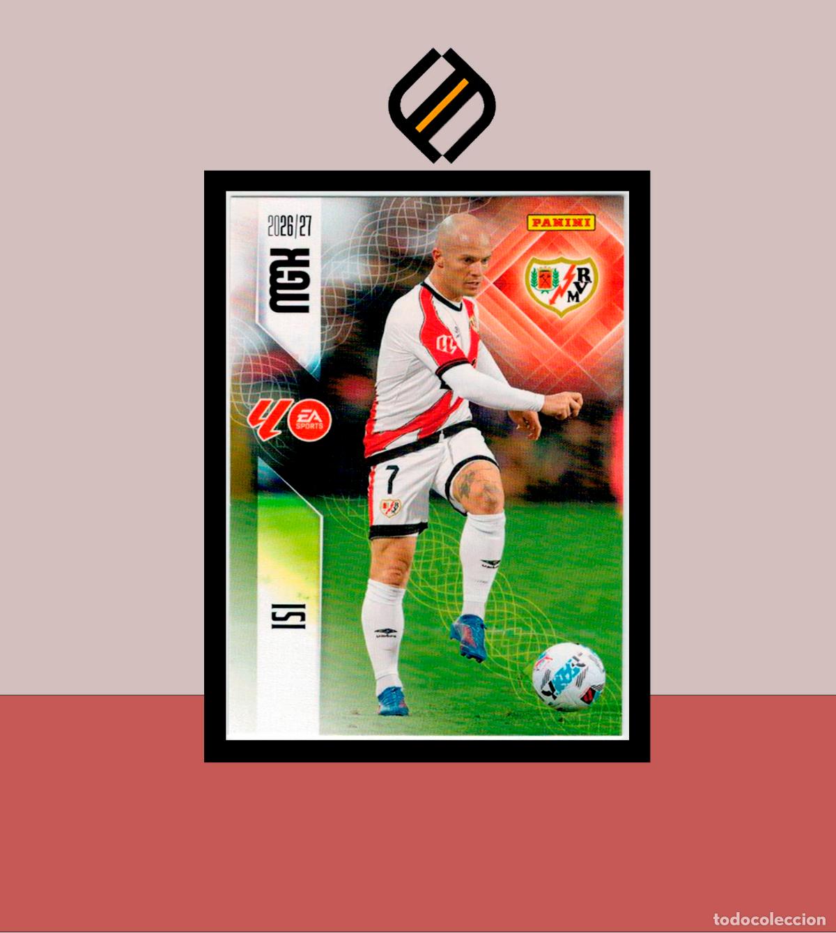 Cromos de f&uacute;tbol: MEGACRACKS 2026 2027 26 27 PANINI N&ordm; 302 ISI RAYO VALLECANO COLECCI&Oacute;N ALB&Uacute;M MGK