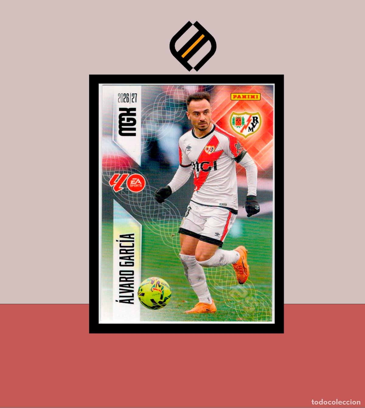 Cromos de f&uacute;tbol: MEGACRACKS 2026 2027 26 27 PANINI N&ordm; 303 &Aacute;LVARO GARC&Iacute;A RAYO VALLECANO COLECCI&Oacute;N ALB&Uacute;M MGK