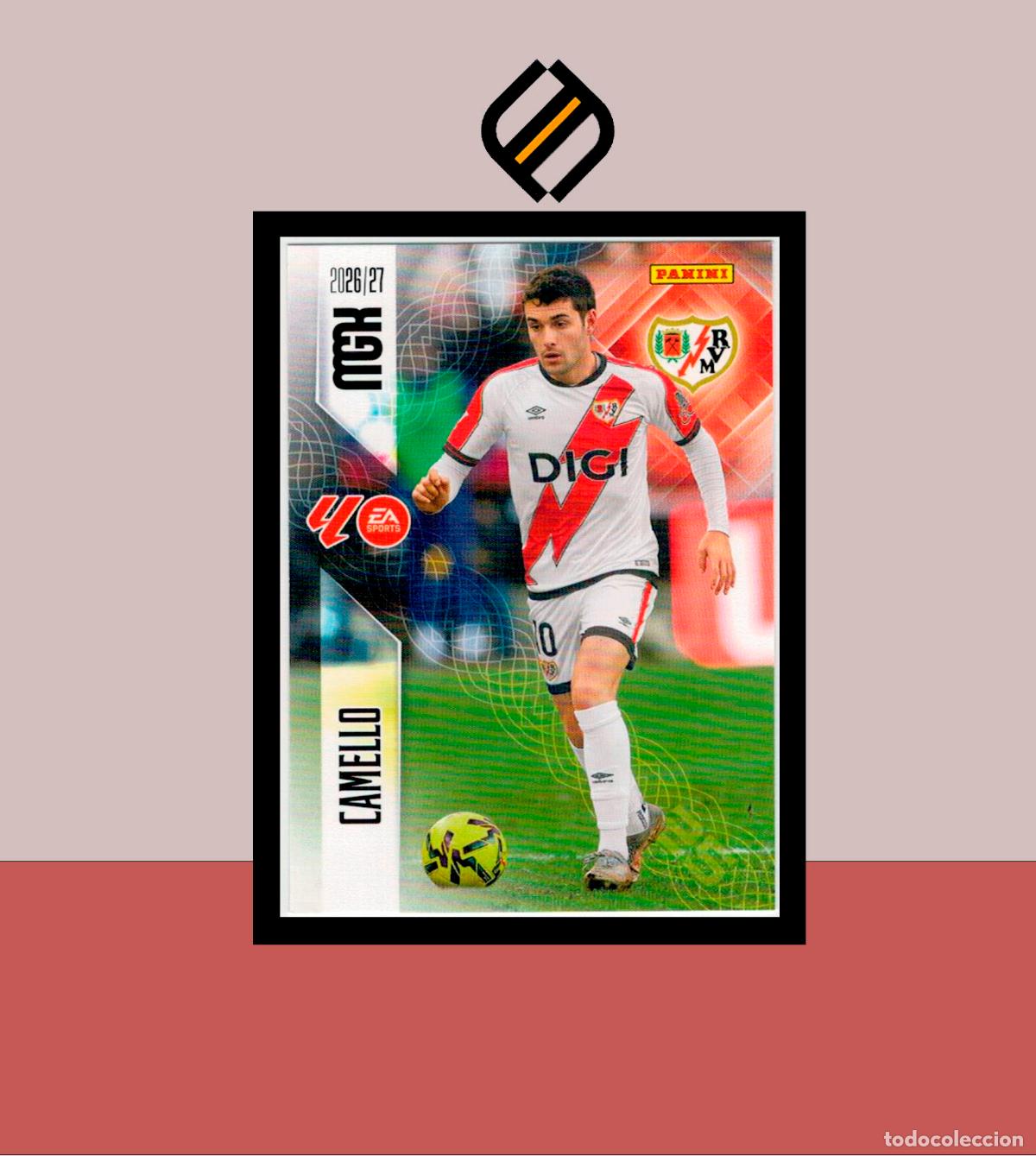 Cromos de f&uacute;tbol: MEGACRACKS 2026 2027 26 27 PANINI N&ordm; 305 CAMELLO RAYO VALLECANO COLECCI&Oacute;N ALB&Uacute;M MGK
