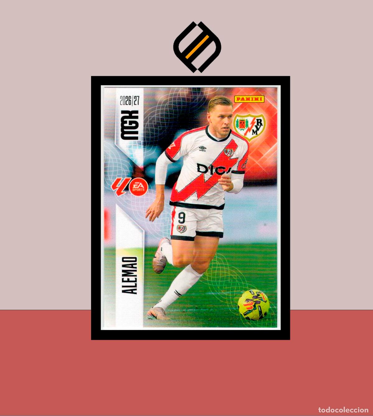 Cromos de f&uacute;tbol: MEGACRACKS 2026 2027 26 27 PANINI N&ordm; 306 ALEMAO RAYO VALLECANO COLECCI&Oacute;N ALB&Uacute;M MGK