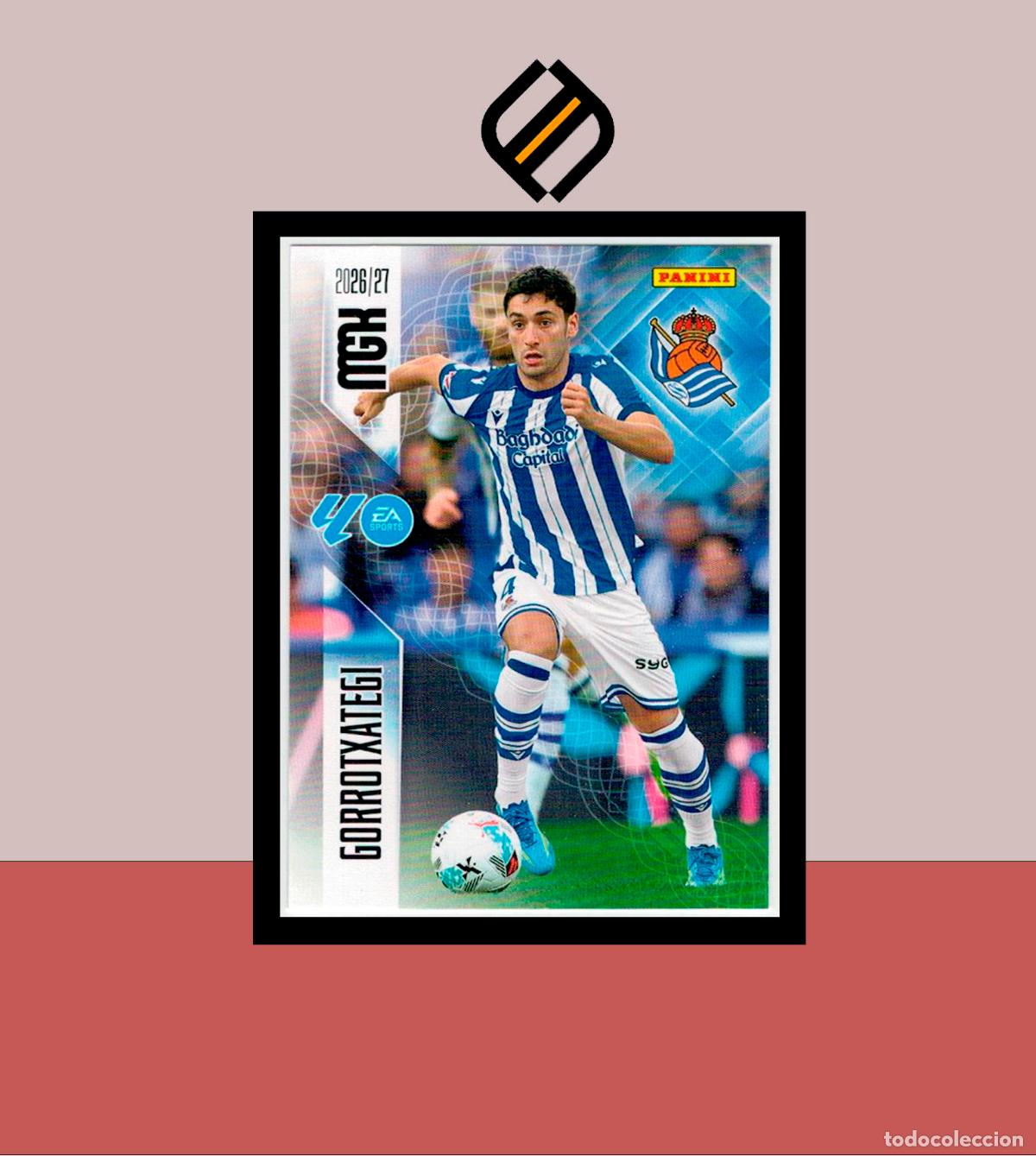 Cromos de f&uacute;tbol: MEGACRACKS 2026 2027 26 27 PANINI N&ordm; 315 GORROTXATEGI REAL SOCIEDAD COLECCI&Oacute;N ALB&Uacute;M MGK