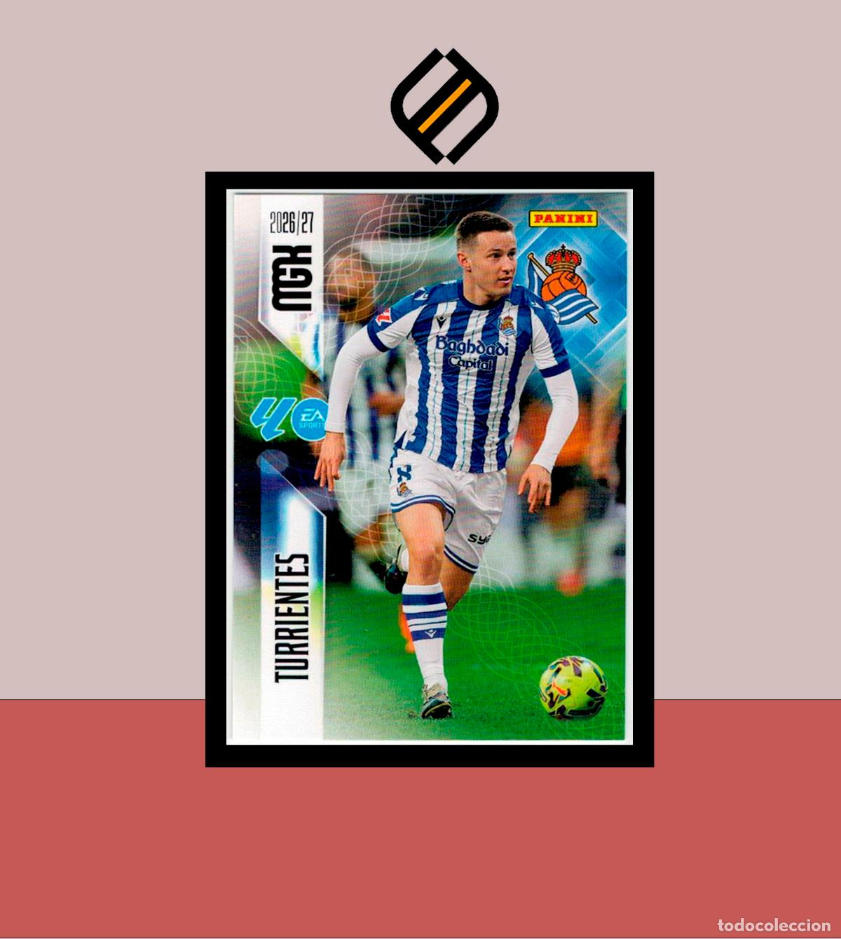 Cromos de f&uacute;tbol: MEGACRACKS 2026 2027 26 27 PANINI N&ordm; 316 TURRIENTES REAL SOCIEDAD COLECCI&Oacute;N ALB&Uacute;M MGK