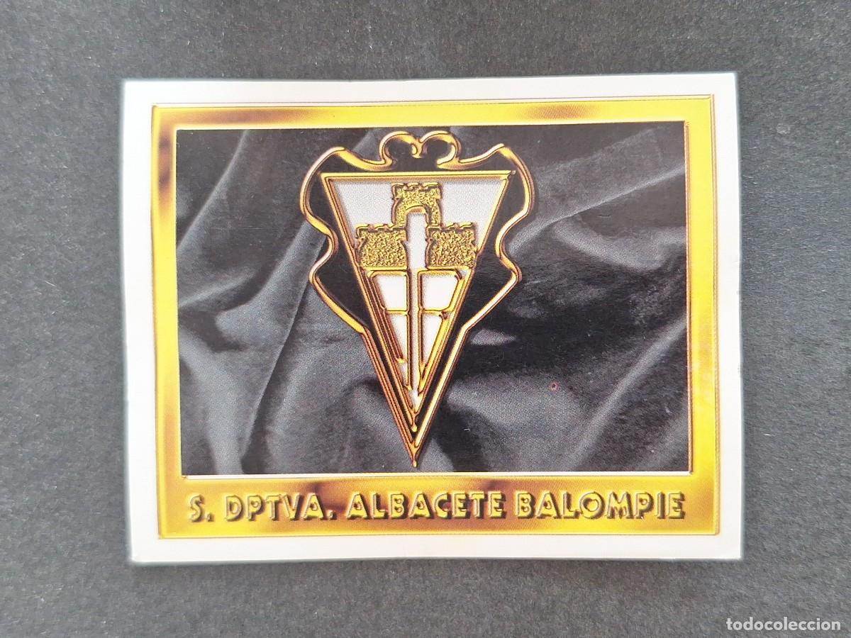 Cromos de f&uacute;tbol: L3 ESCUDO ALBACETE BALOMPIE LIGA ESTE 1995 1996 95 96 NUNCA PEGADO SIN PEGAR