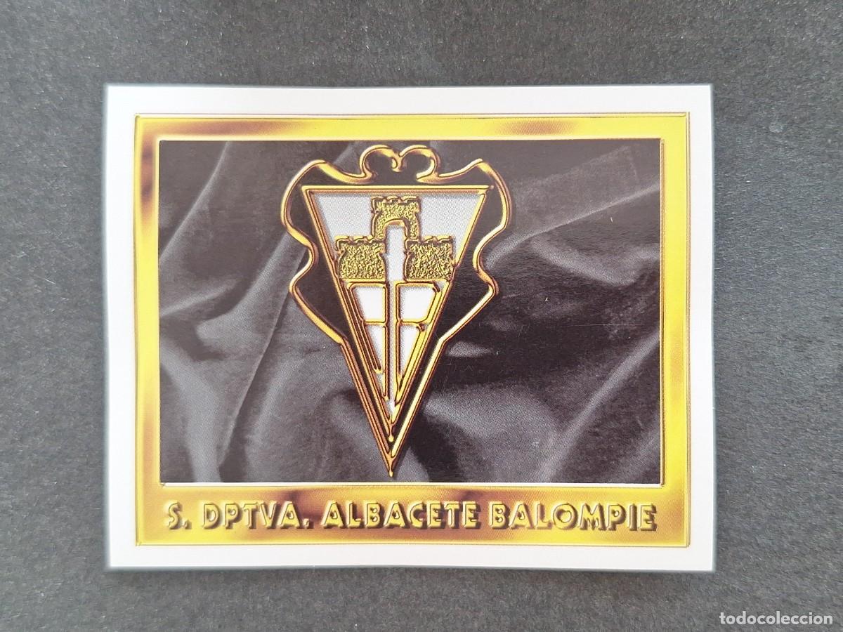 Cromos de f&uacute;tbol: L3 ESCUDO ALBACETE BALOMPIE LIGA ESTE 1995 1996 95 96 NUNCA PEGADO SIN PEGAR