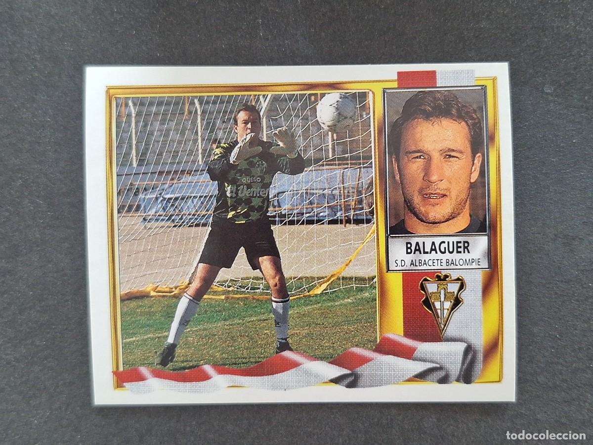 Cromos de f&uacute;tbol: L3 BALAGUER ALBACETE BALOMPIE LIGA ESTE 1995 1996 95 96 NUNCA PEGADO SIN PEGAR