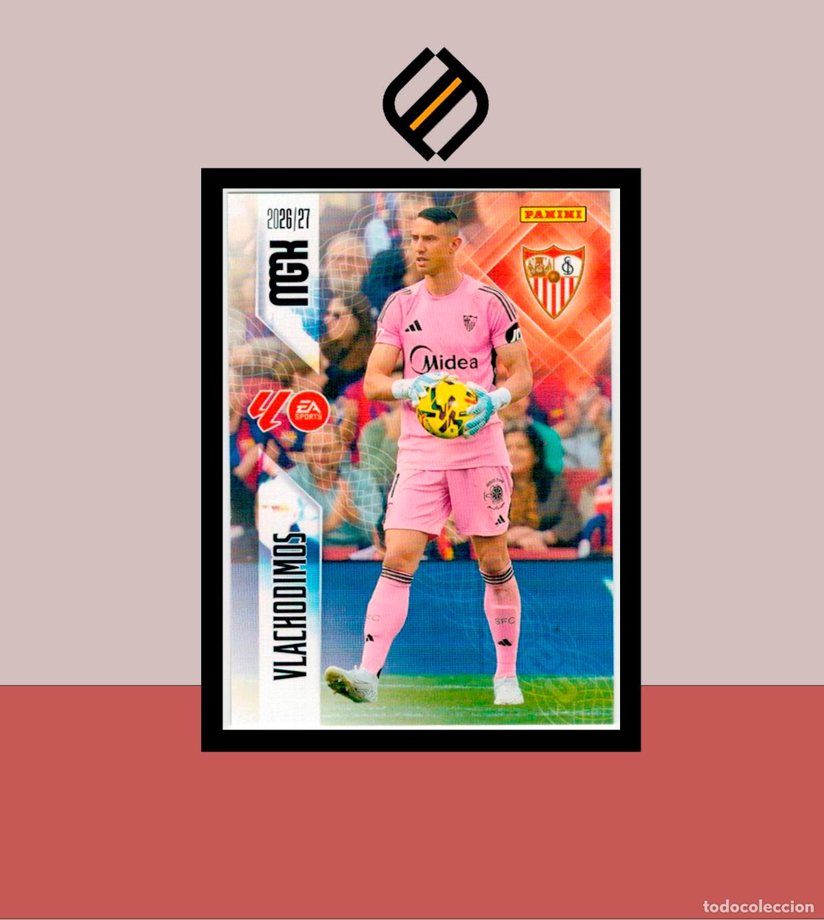 Cromos de f&uacute;tbol: MEGACRACKS 2026 2027 26 27 PANINI N&ordm; 326 VLACHODEIMOS SEVILLA COLECCI&Oacute;N ALB&Uacute;M MGK