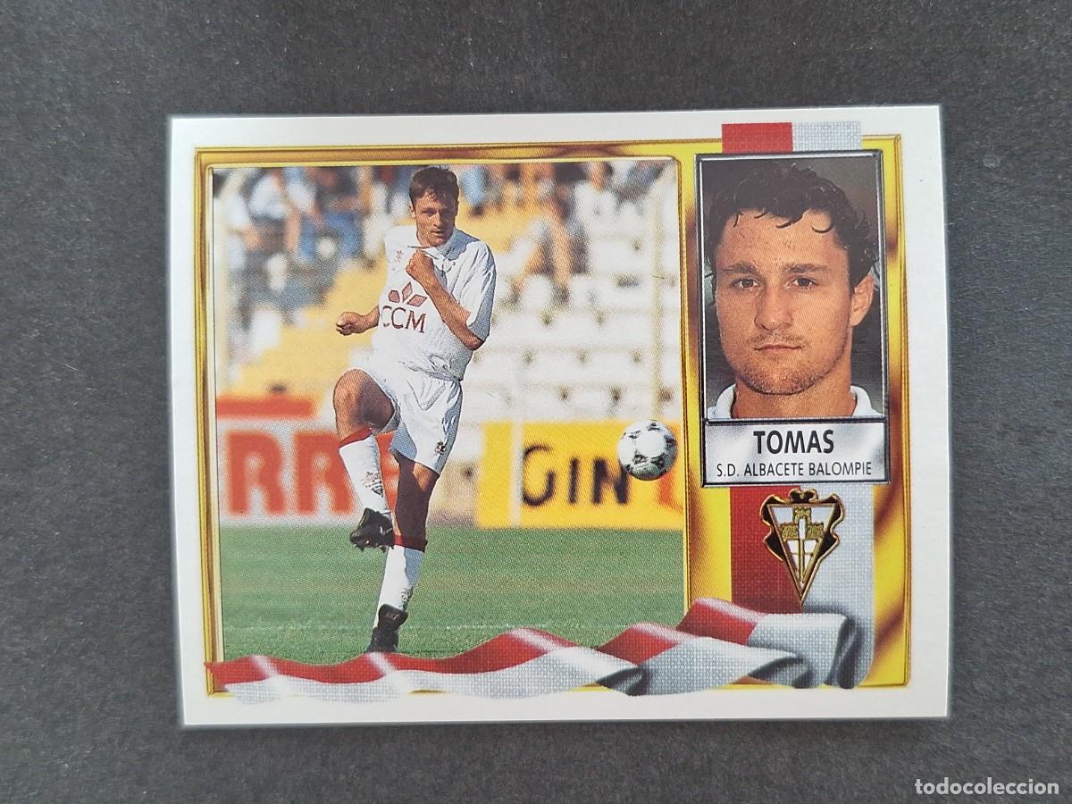 Cromos de f&uacute;tbol: L3 TOMAS ALBACETE BALOMPIE LIGA ESTE 1995 1996 95 96 NUNCA PEGADO SIN PEGAR