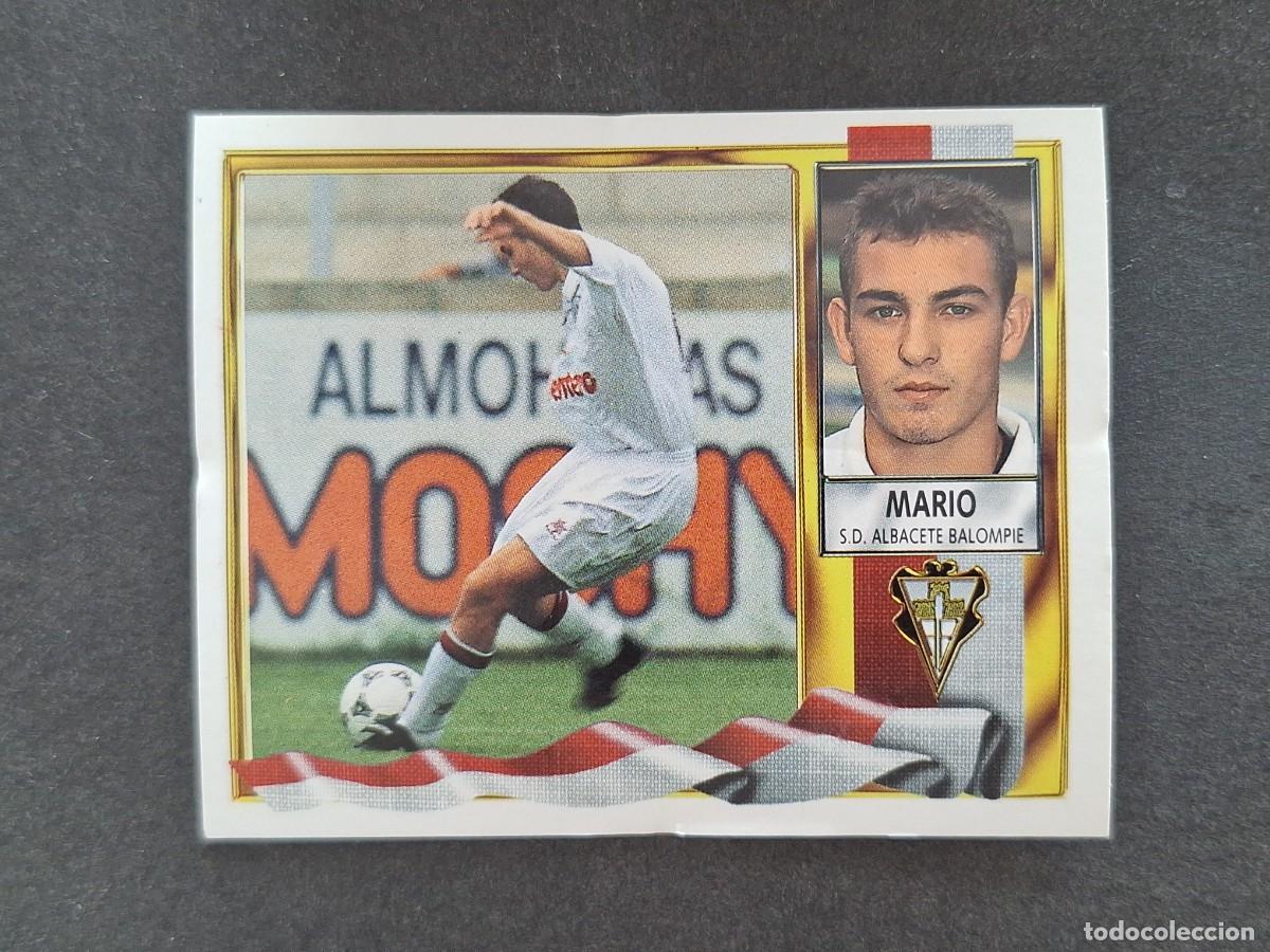 Cromos de f&uacute;tbol: L3 MARIO ALBACETE BALOMPIE LIGA ESTE 1995 1996 95 96 NUNCA PEGADO SIN PEGAR