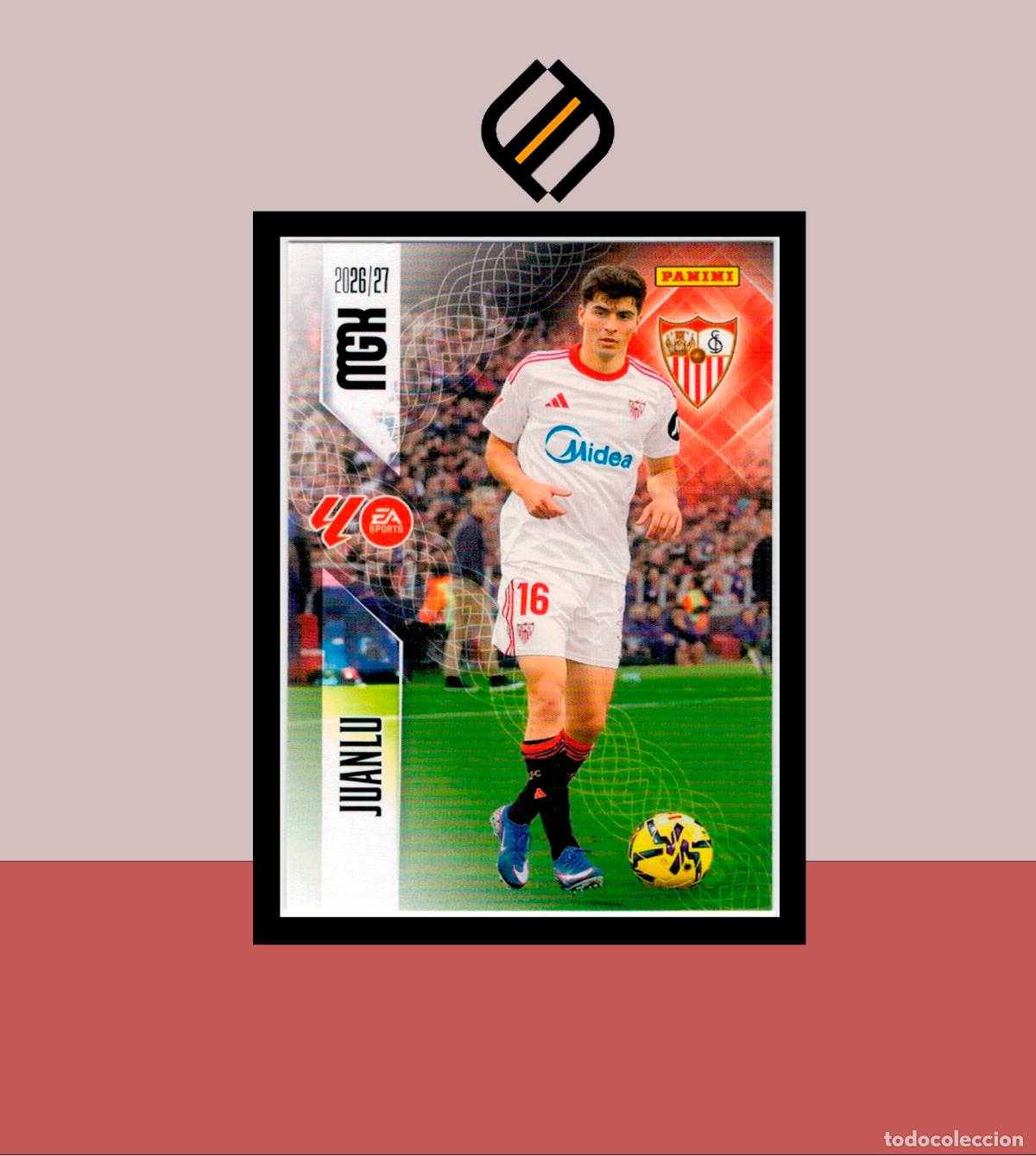 Cromos de f&uacute;tbol: MEGACRACKS 2026 2027 26 27 PANINI N&ordm; 329 JUANLU SEVILLA COLECCI&Oacute;N ALB&Uacute;M MGK