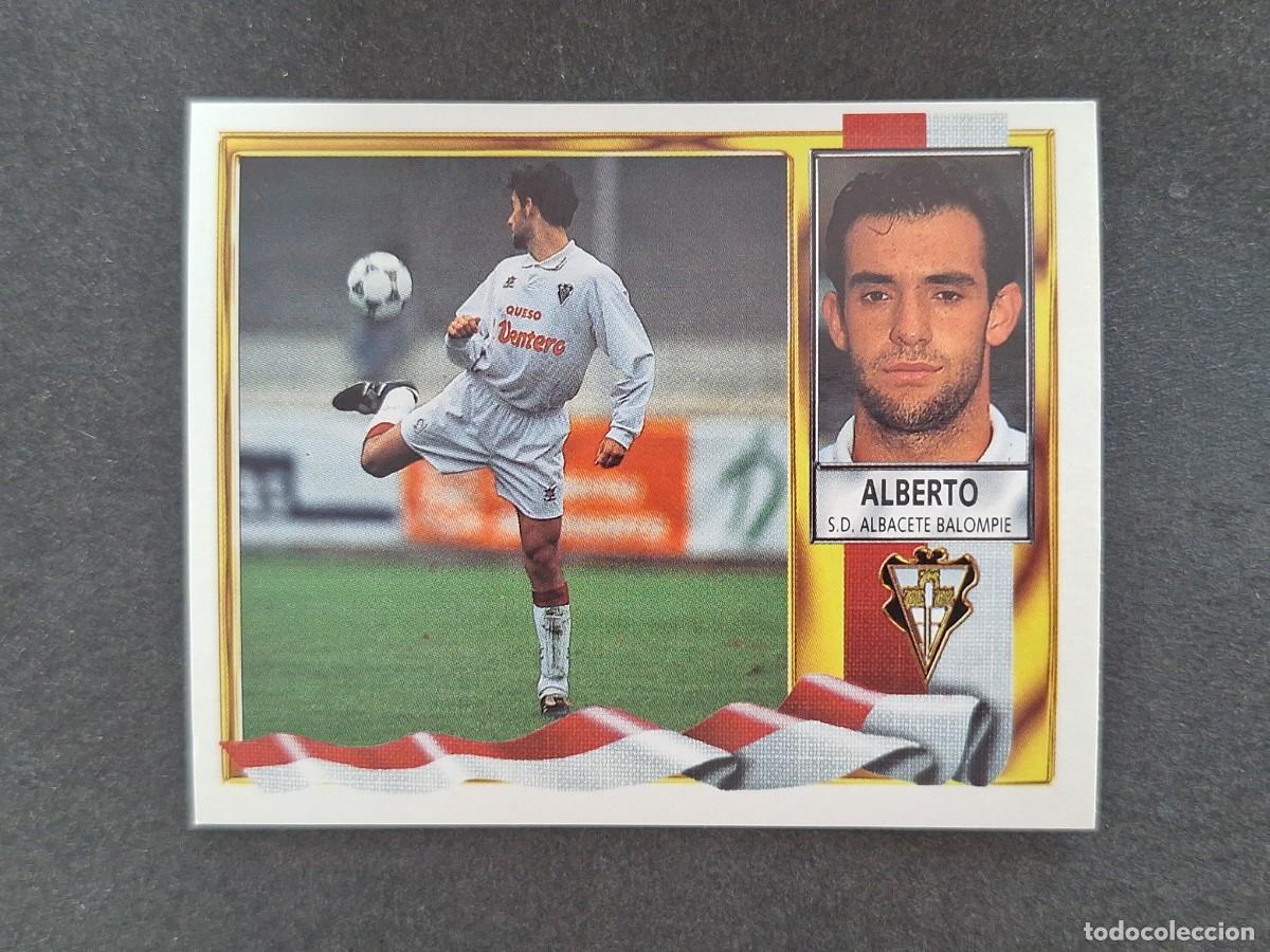 Cromos de f&uacute;tbol: L3 ALBERTO ALBACETE BALOMPIE LIGA ESTE 1995 1996 95 96 NUNCA PEGADO SIN PEGAR