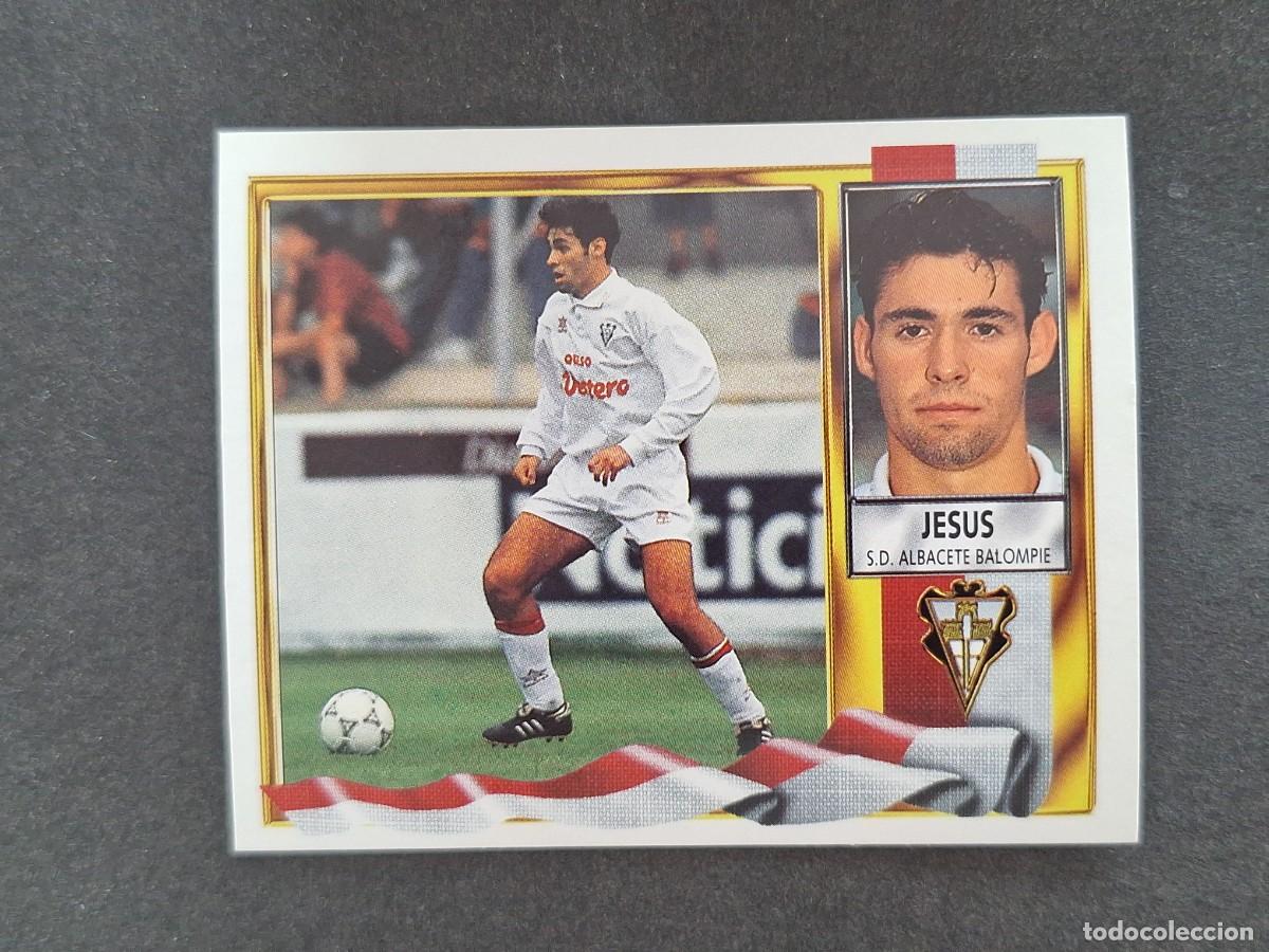 Cromos de f&uacute;tbol: L3 JESUS ALBACETE BALOMPIE LIGA ESTE 1995 1996 95 96 NUNCA PEGADO SIN PEGAR
