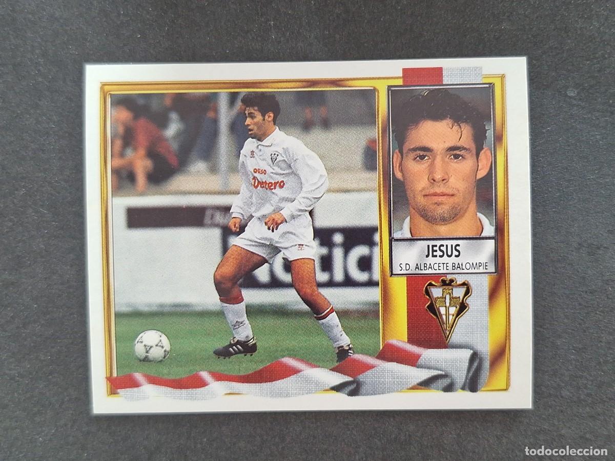 Cromos de f&uacute;tbol: L3 JESUS ALBACETE BALOMPIE LIGA ESTE 1995 1996 95 96 NUNCA PEGADO SIN PEGAR