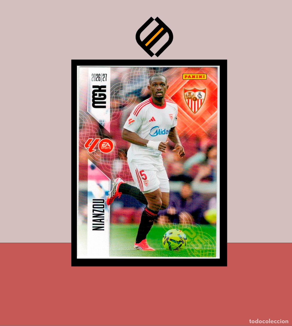 Cromos de f&uacute;tbol: MEGACRACKS 2026 2027 26 27 PANINI N&ordm; 331 NIANZOU SEVILLA COLECCI&Oacute;N ALB&Uacute;M MGK