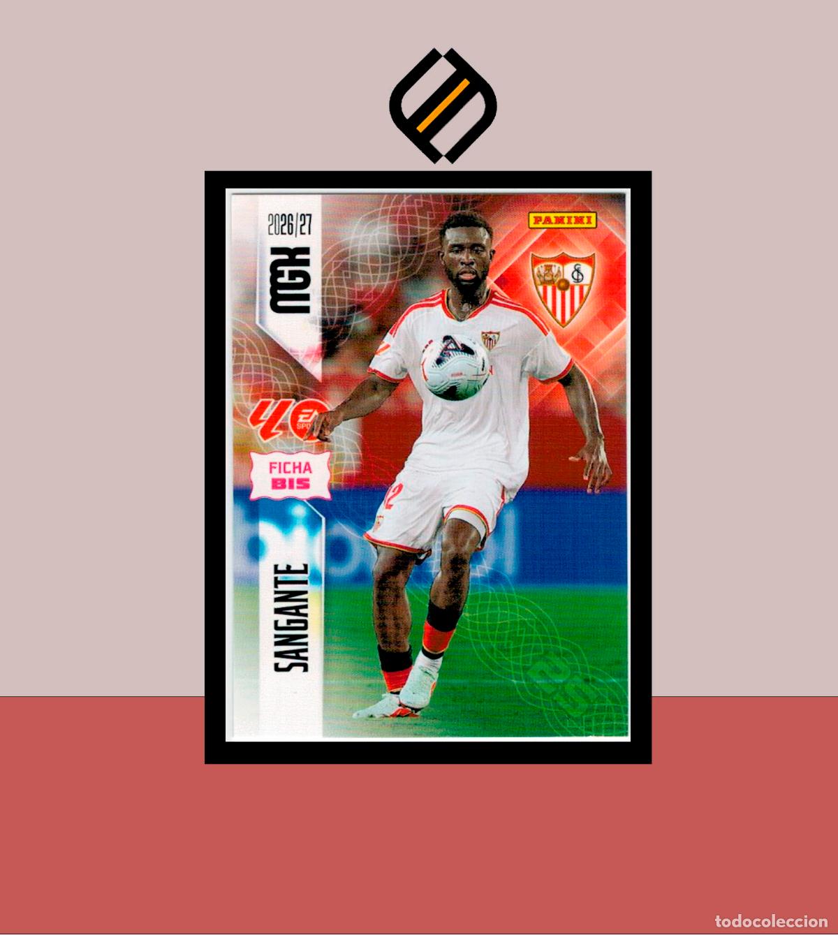 Cromos de f&uacute;tbol: MEGACRACKS 2026 2027 26 27 PANINI N&ordm; 331 BIS SANGANTE SEVILLA COLECCI&Oacute;N ALB&Uacute;M MGK 2 EDICI&Oacute;N