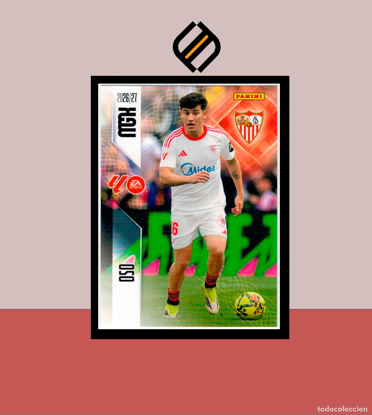 Cromos de f&uacute;tbol: MEGACRACKS 2026 2027 26 27 PANINI N&ordm; 334 OSO SEVILLA COLECCI&Oacute;N ALB&Uacute;M MGK