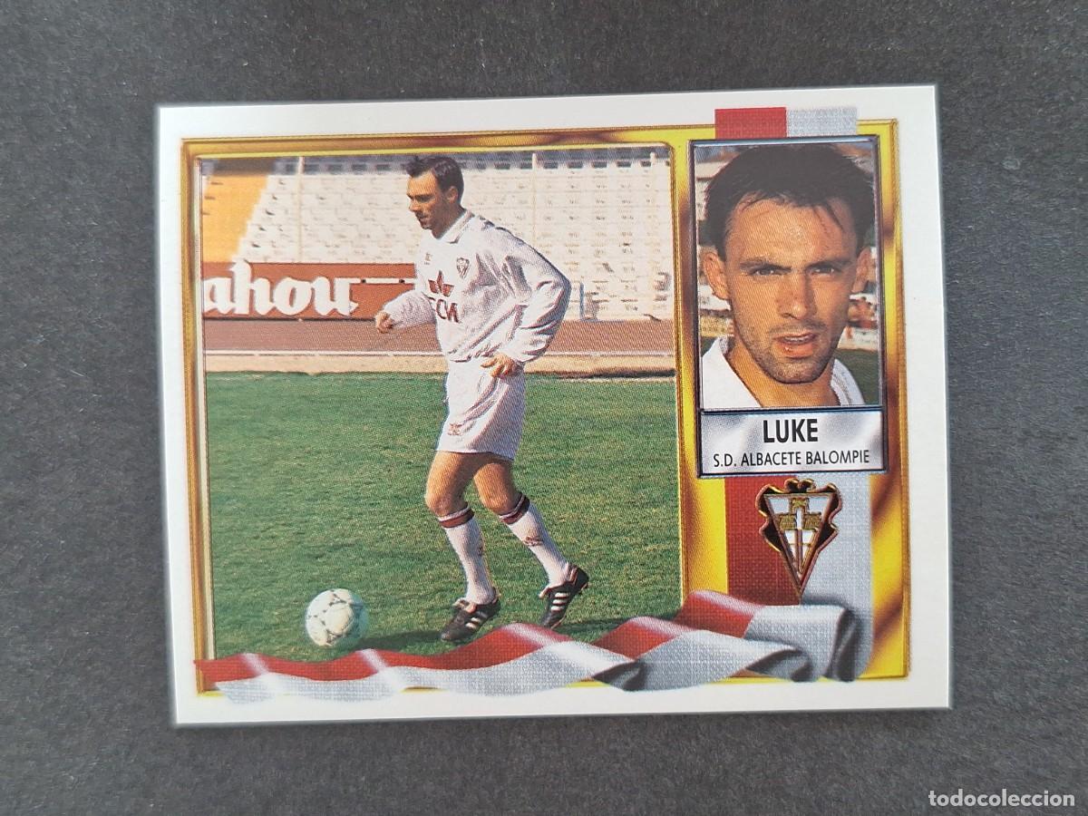 Cromos de f&uacute;tbol: L3 LUKE ALBACETE BALOMPIE LIGA ESTE 1995 1996 95 96 NUNCA PEGADO SIN PEGAR